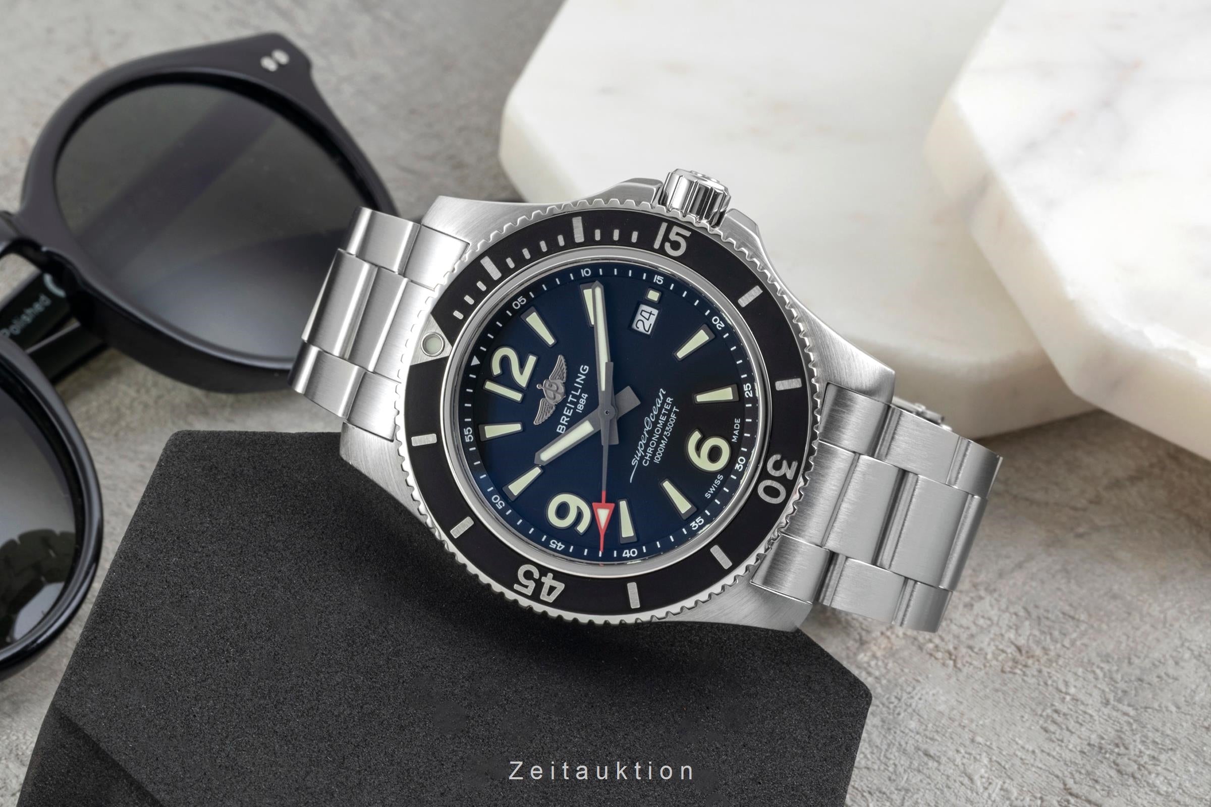 Breitling Superocean steel automatic men's watch A17367D71B1A1  [2604113]