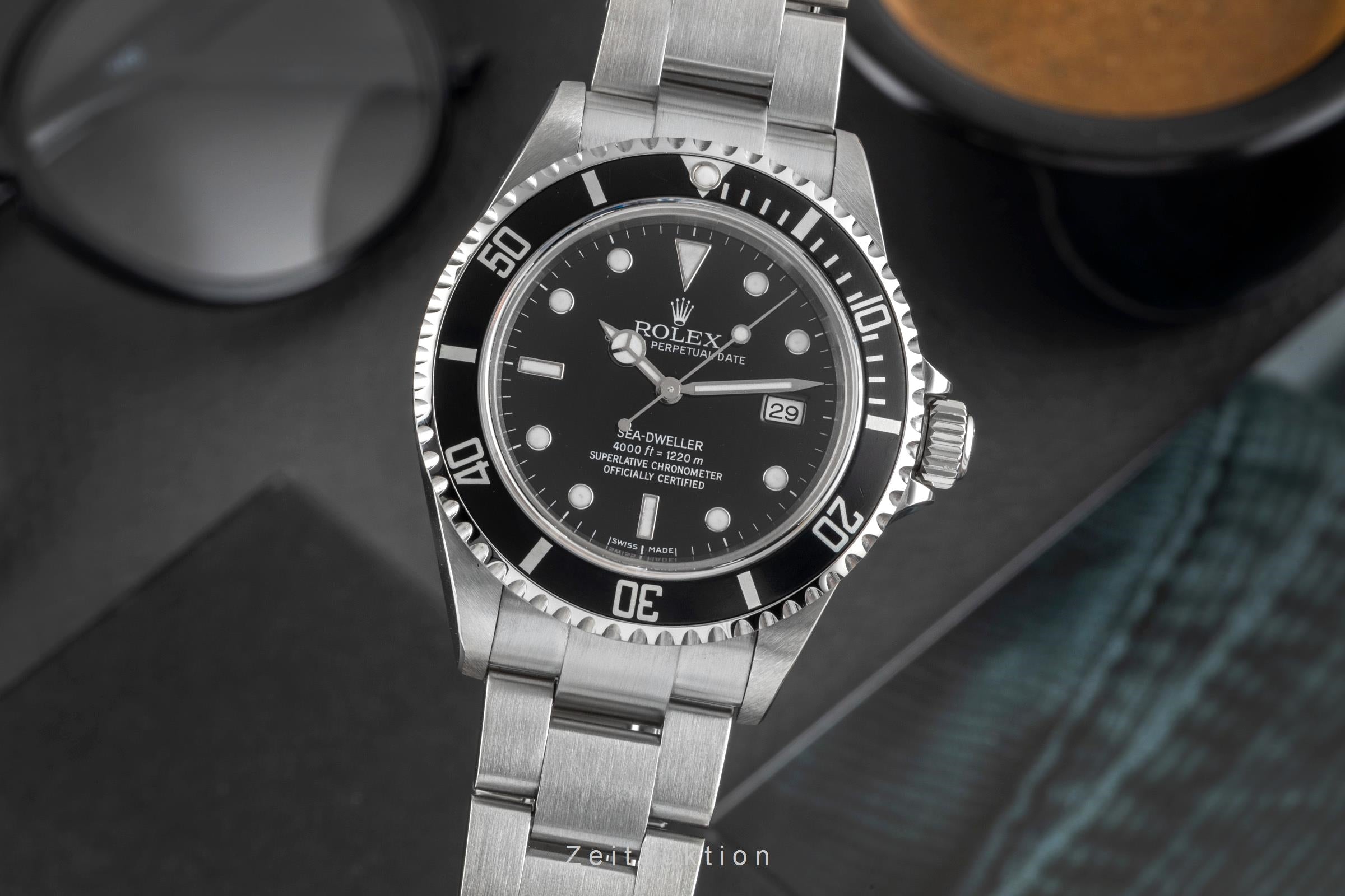Rolex Sea-Dweller acero automático reloj para caballeros 16600T  [2604115]