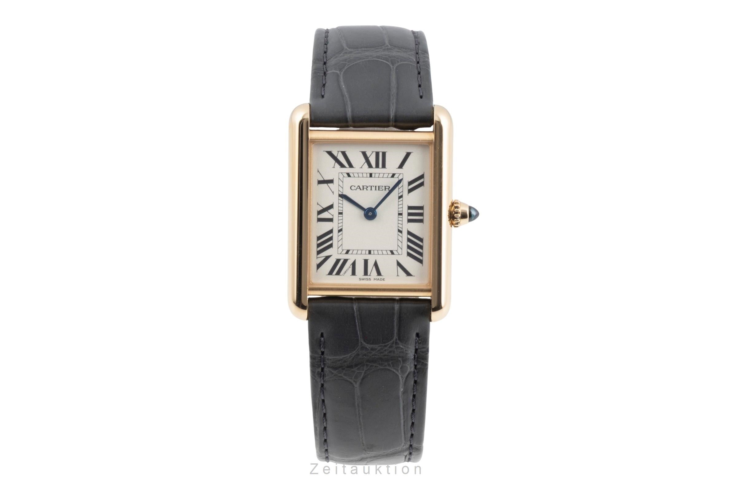 Cartier Tank or 18 ct quartz unisexe WGTA0067 LP: 13600EUR  [2604118]