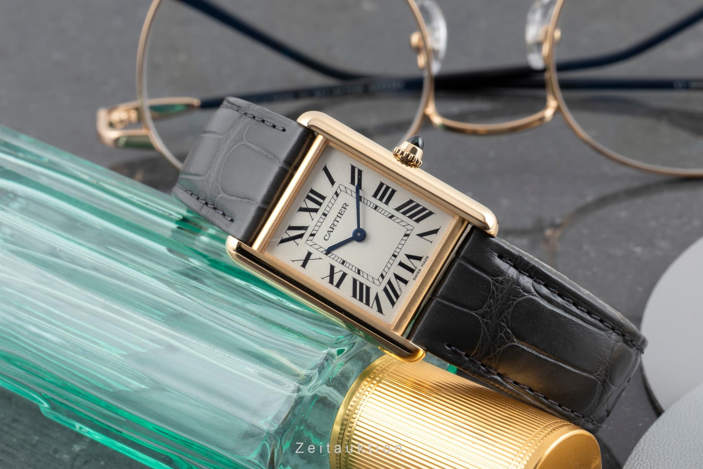 Cartier Tank or 18 ct quartz unisexe WGTA0067 LP: 13600EUR  [2604118]