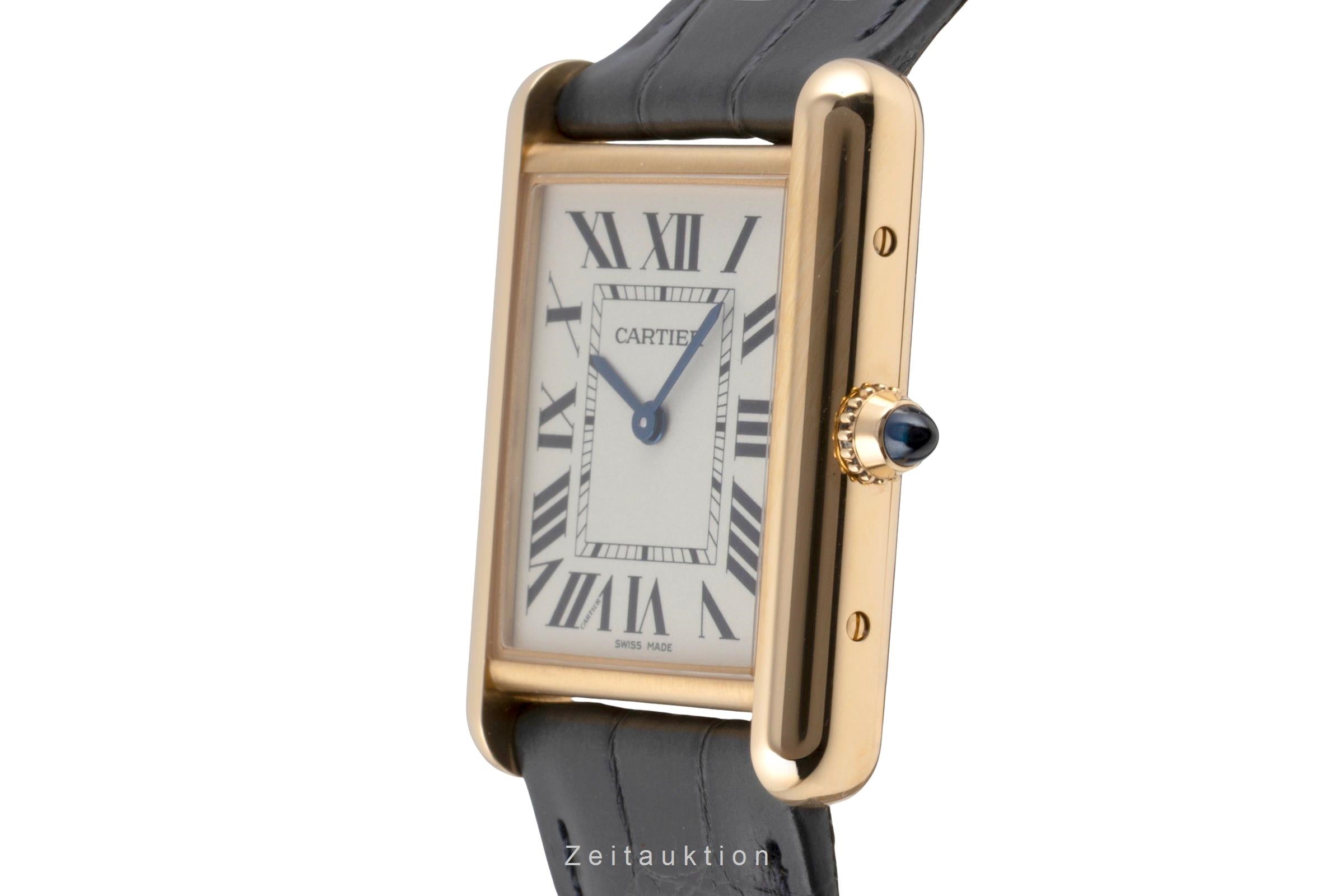 Cartier Tank or 18 ct quartz unisexe WGTA0067 LP: 13600EUR  [2604118]