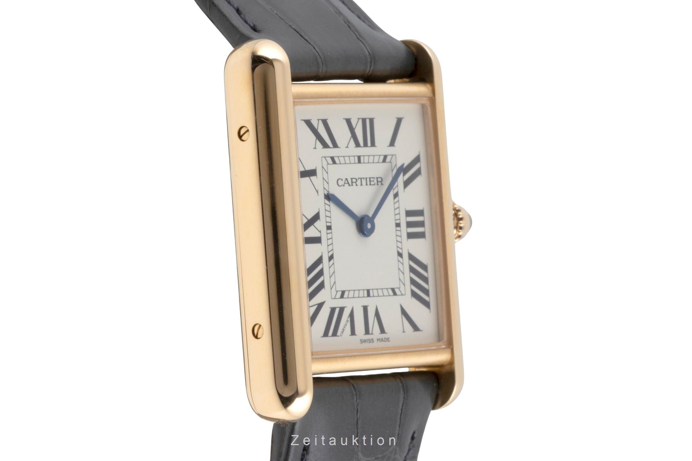 Cartier Tank or 18 ct quartz unisexe WGTA0067 LP: 13600EUR  [2604118]