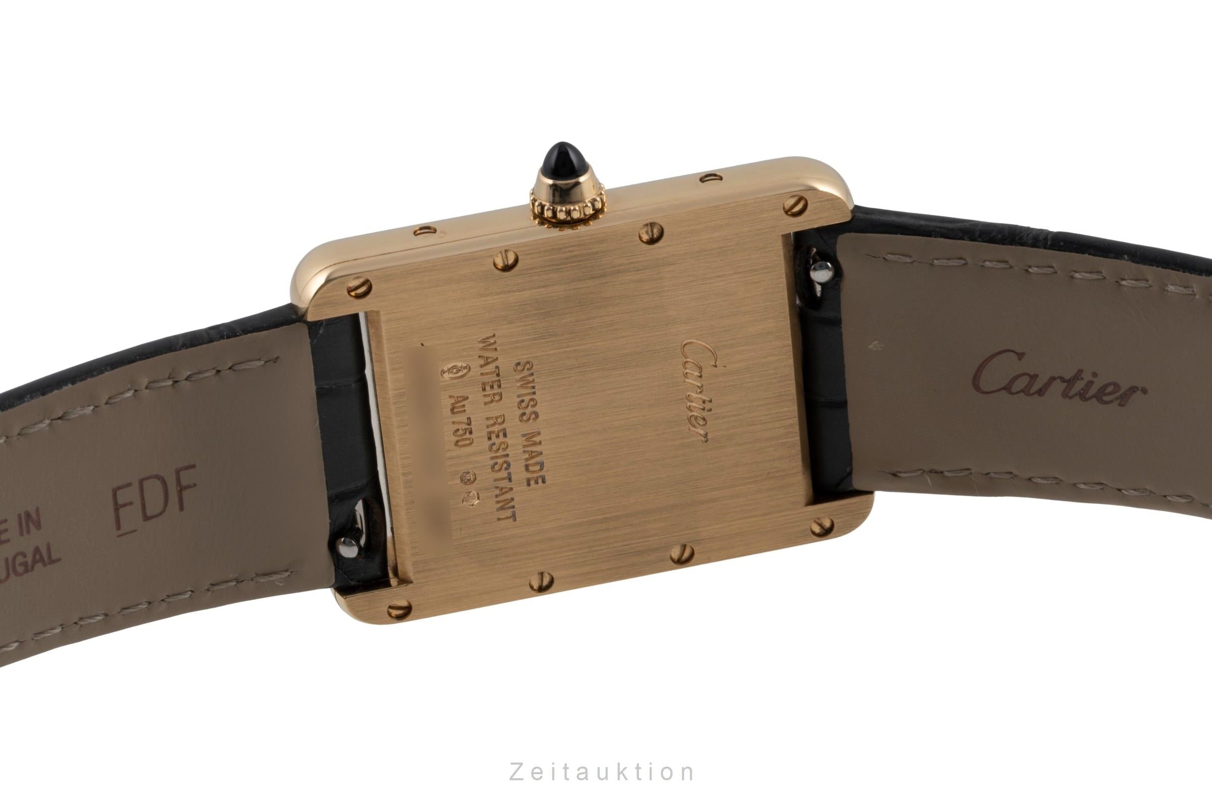 Cartier Tank or 18 ct quartz unisexe WGTA0067 LP: 13600EUR  [2604118]