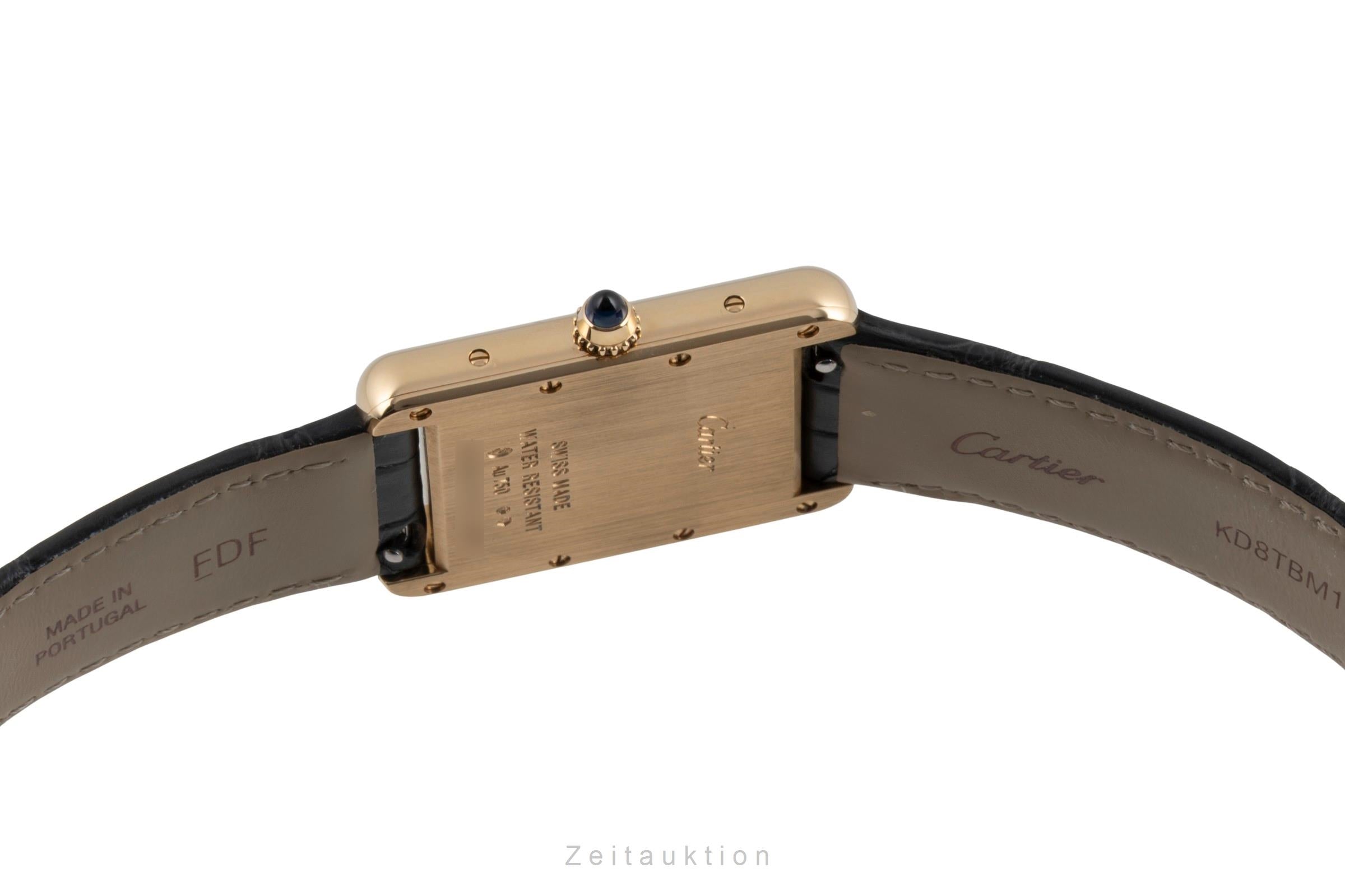 Cartier Tank or 18 ct quartz unisexe WGTA0067 LP: 13600EUR  [2604118]