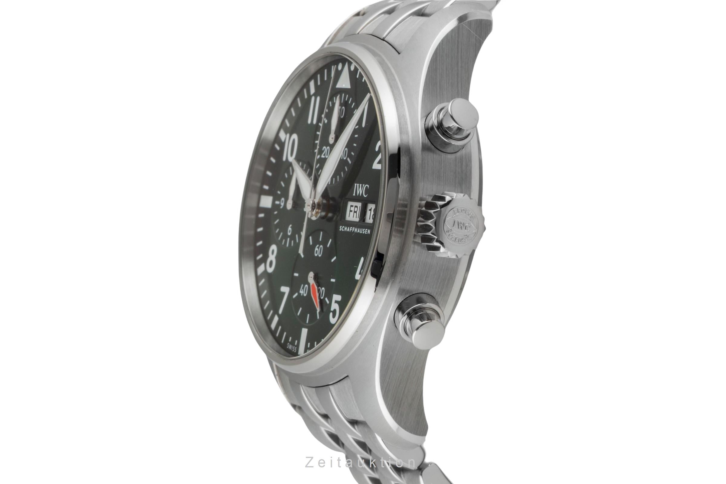 IWC Fliegerchronograph cronógrafo acero automático reloj para caballeros IW388104 LP: 8600EUR  [2604122]