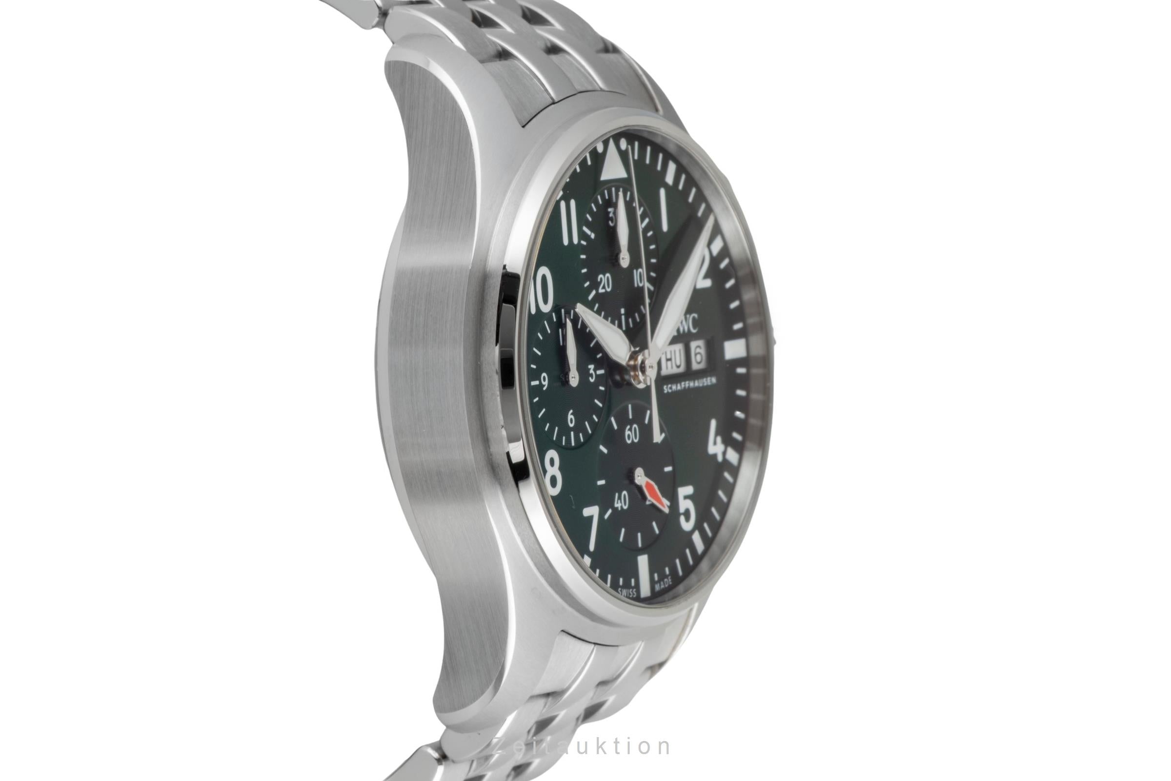 IWC Fliegerchronograph cronógrafo acero automático reloj para caballeros IW388104 LP: 8600EUR  [2604122]