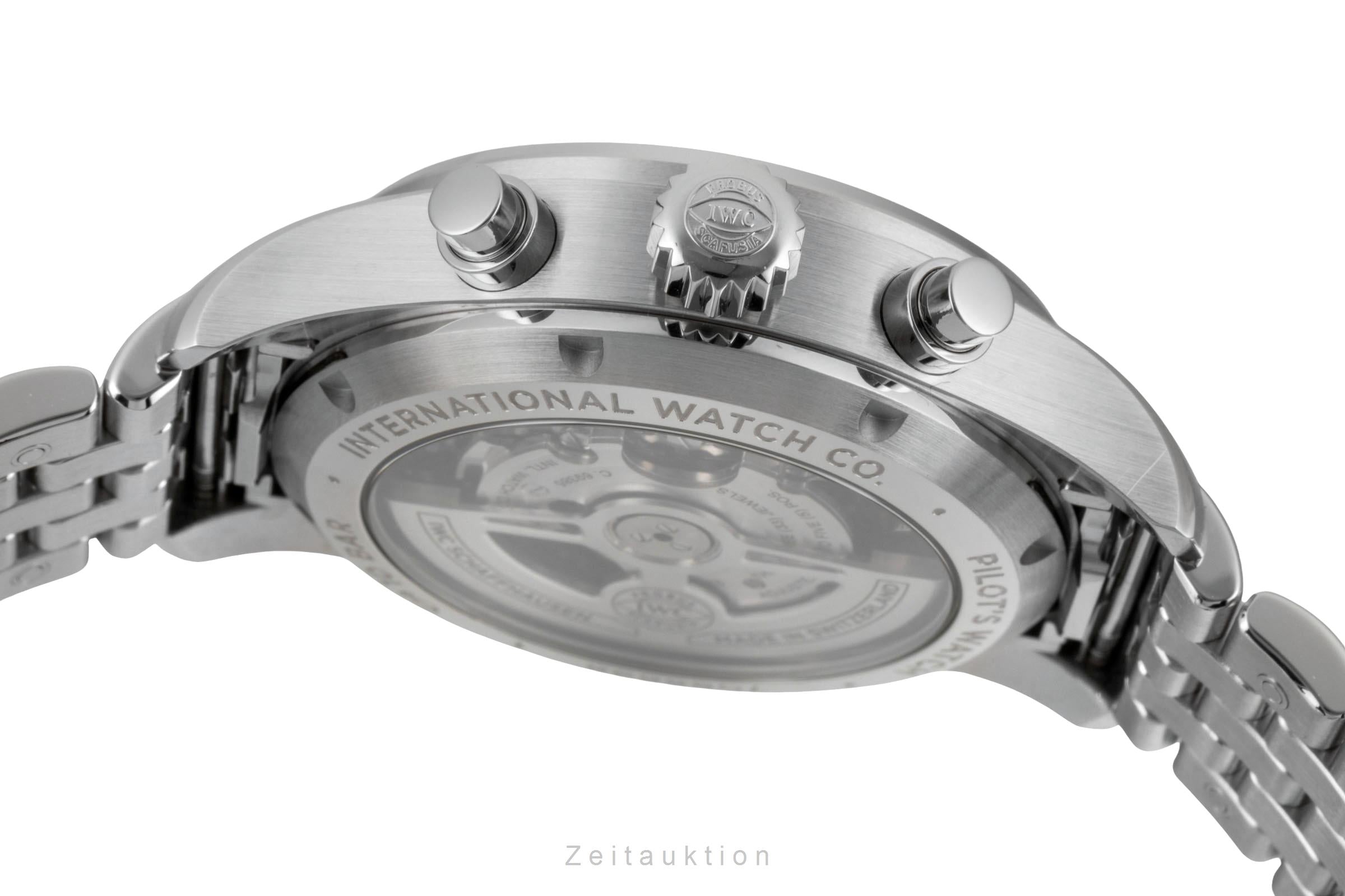 IWC Fliegerchronograph cronógrafo acero automático reloj para caballeros IW388104 LP: 8600EUR  [2604122]
