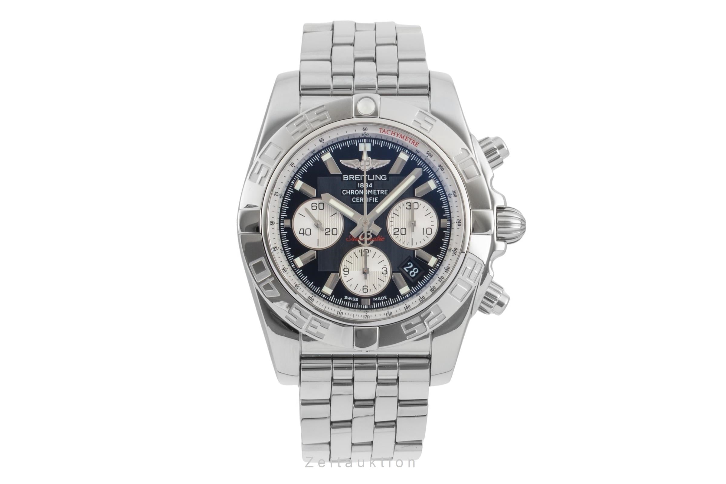 Breitling Chronomat 44 Chronograph Stahl Automatik Ref. AB011012/B967 B&P 2015 [2604123]