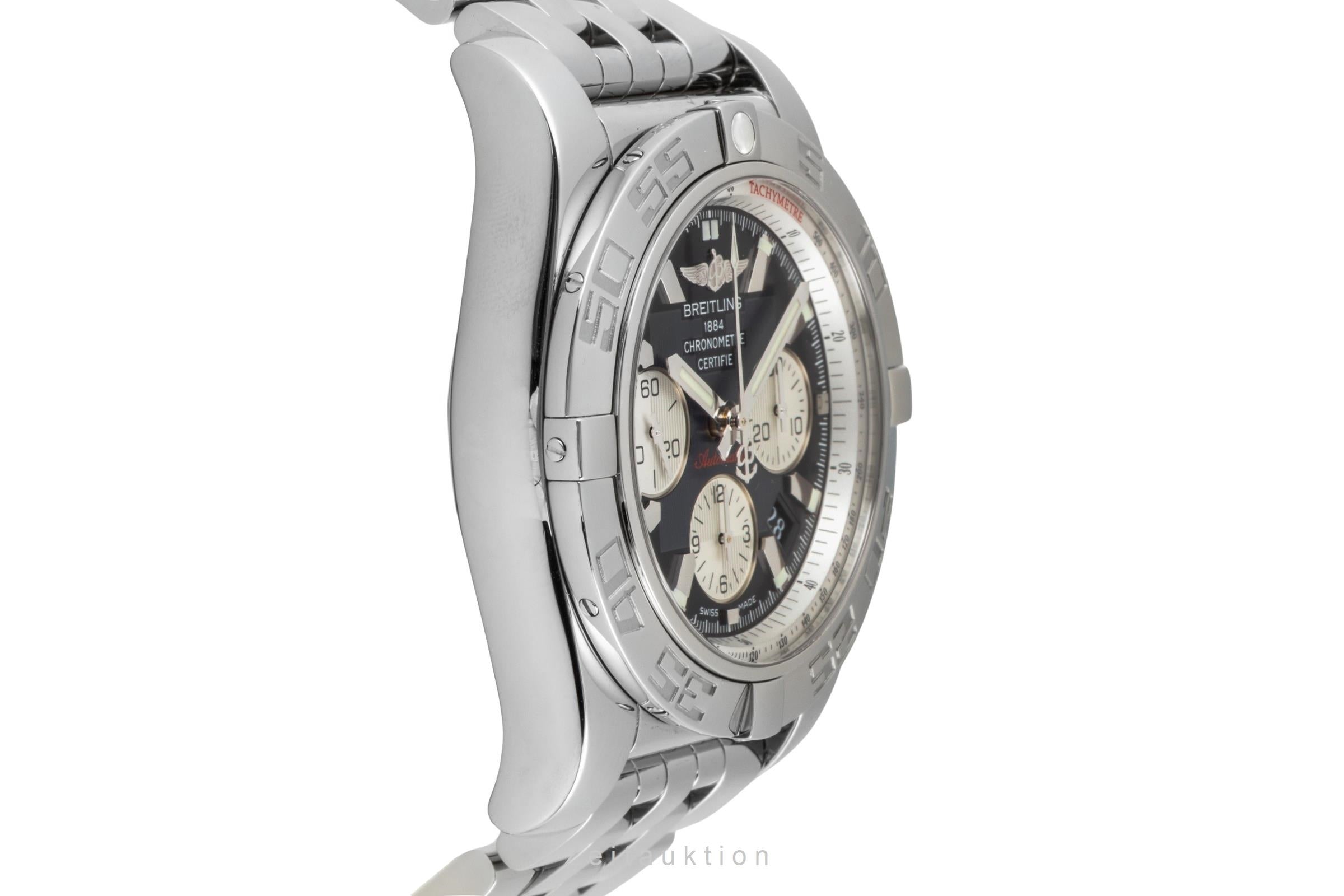 Breitling Chronomat 44 Chronograph Stahl Automatik Ref. AB011012/B967 B&P 2015 [2604123]