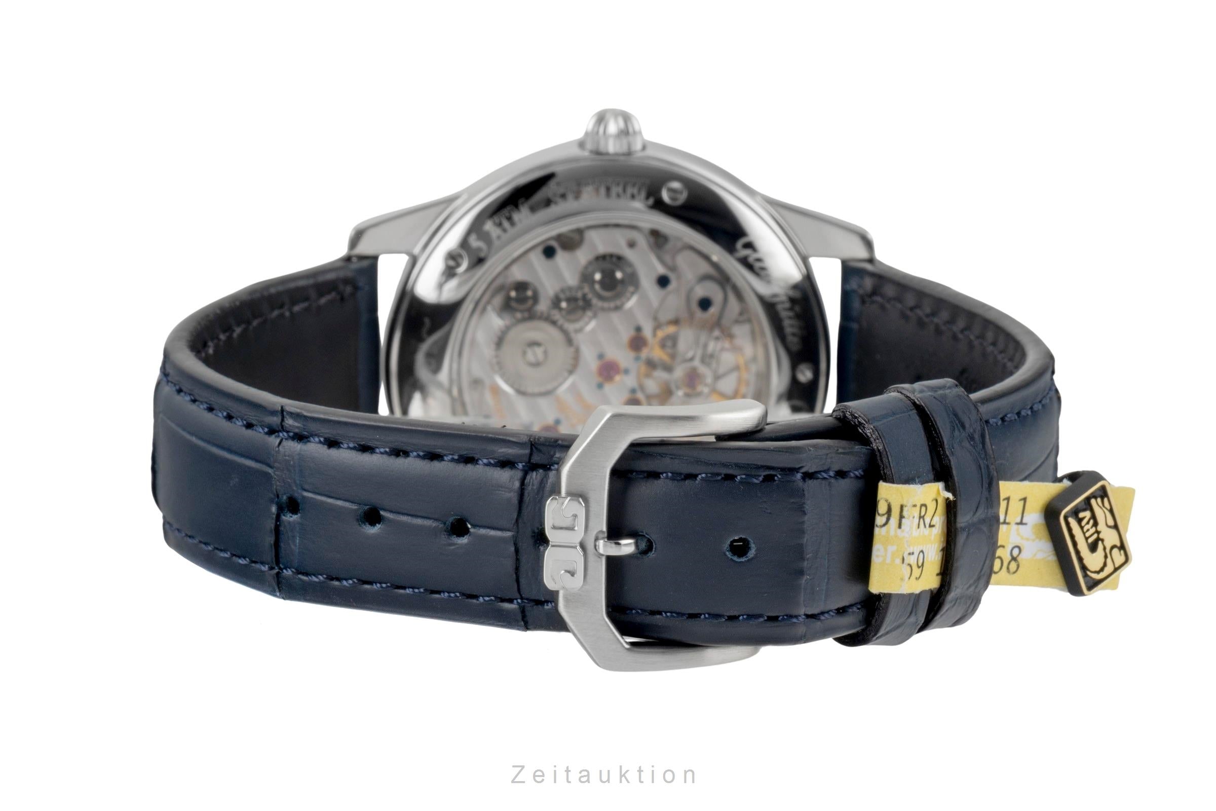 Glashütte 1845 acero cuerda manual reloj para caballeros 49-03-03-01-04  [2604128]