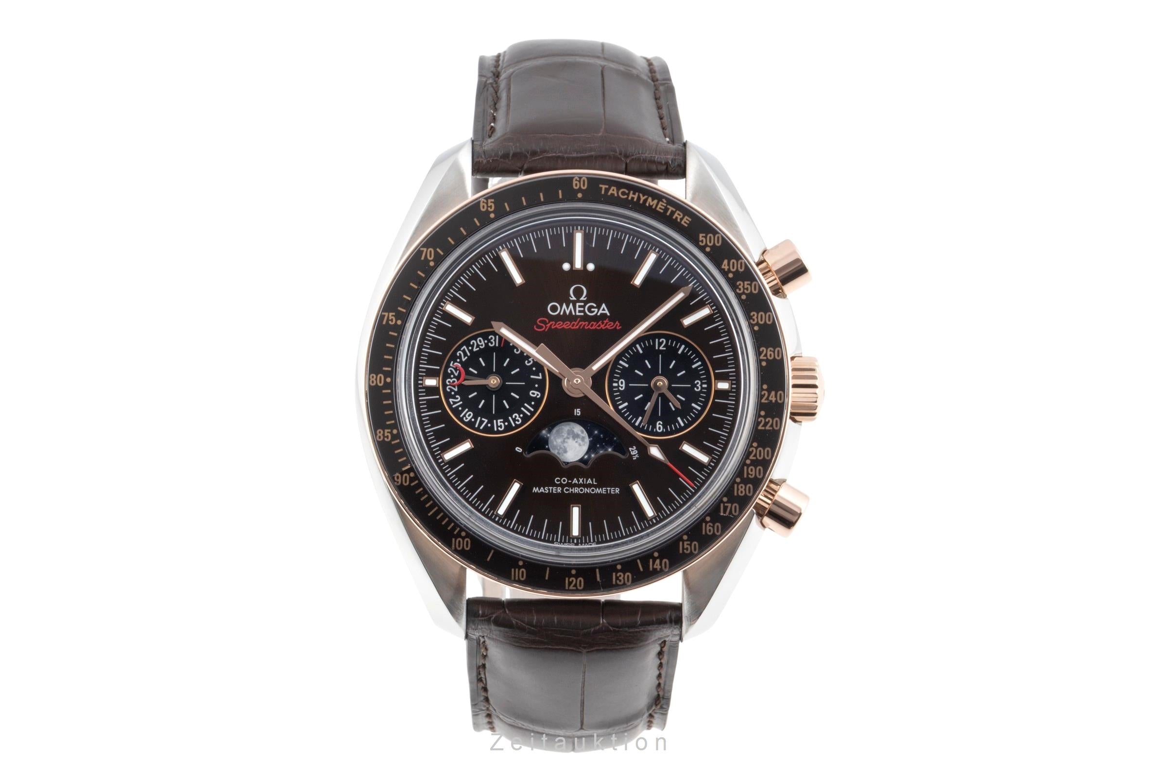 Omega Speedmaster Moonphase Stahl / Sedna Gold 304.23.44.52.13.001 NP: 17500,- € [2604129]