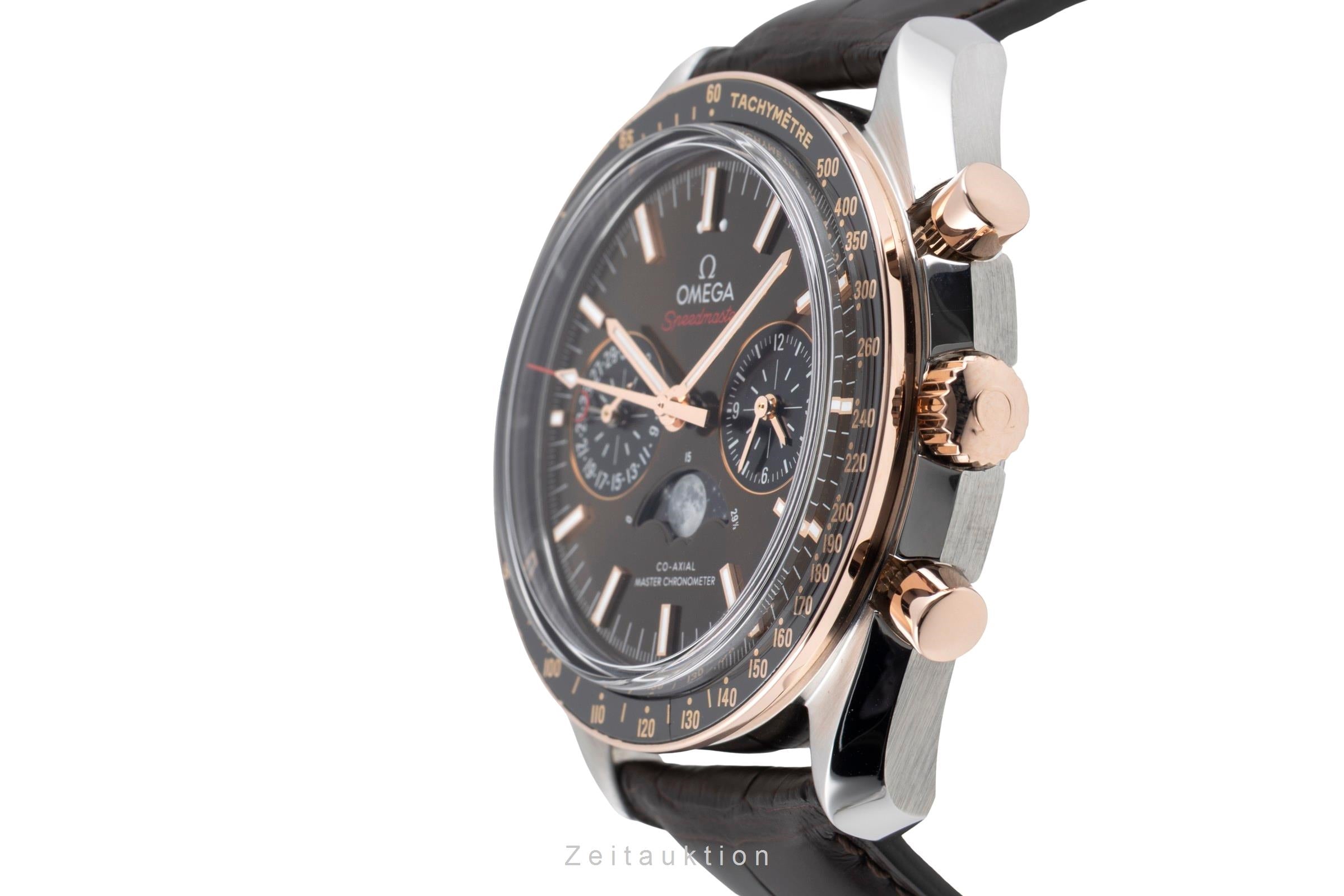 Omega Speedmaster Moonphase Stahl / Sedna Gold 304.23.44.52.13.001 NP: 17500,- € [2604129]