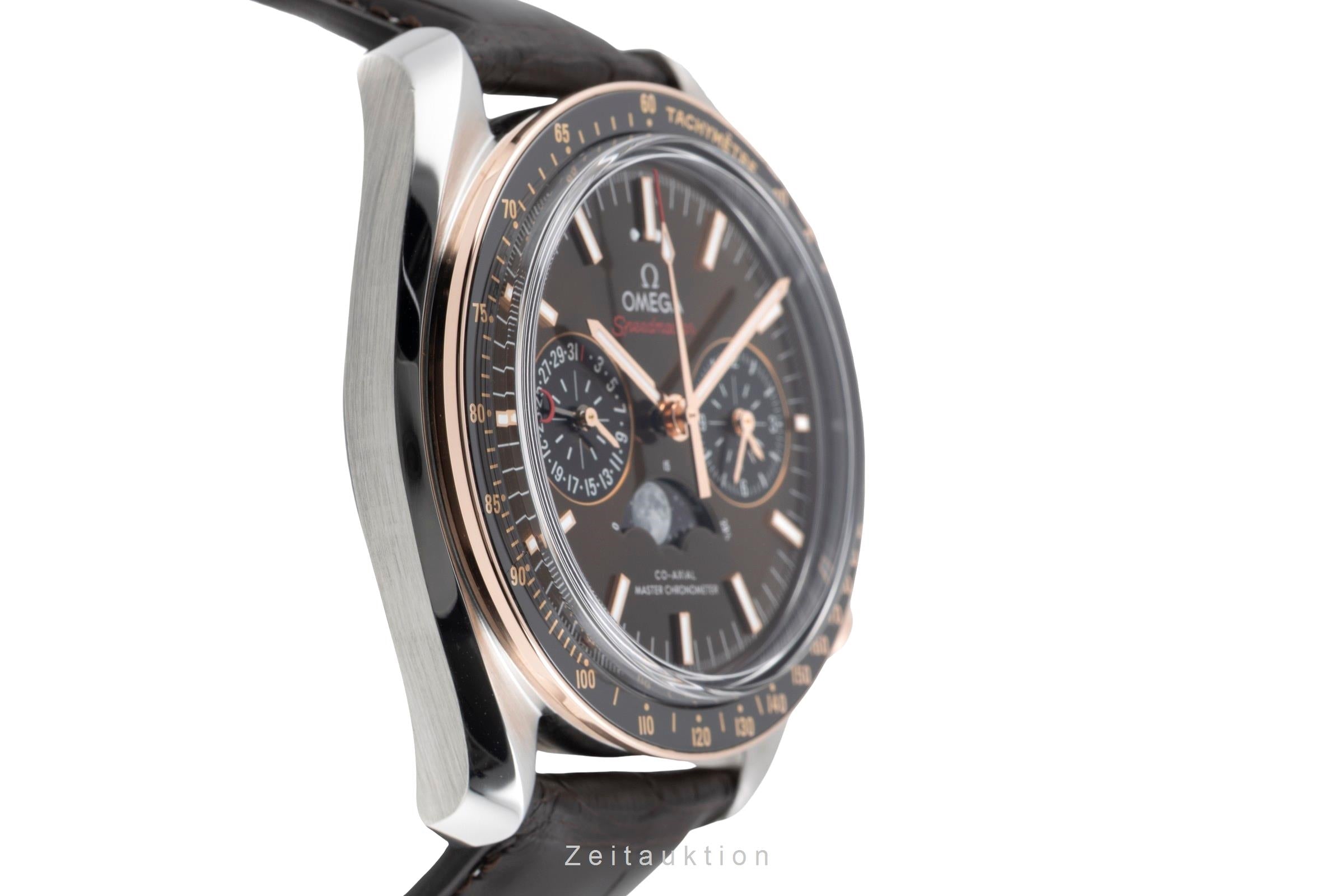Omega Speedmaster Moonphase Stahl / Sedna Gold 304.23.44.52.13.001 NP: 17500,- € [2604129]