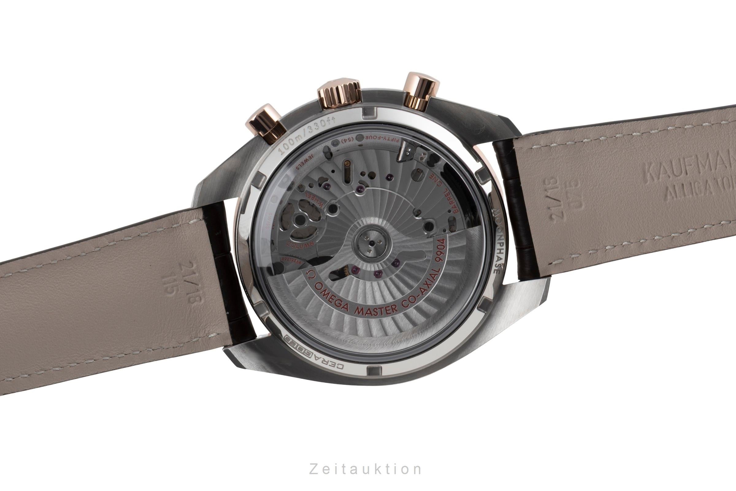 Omega Speedmaster Moonphase Stahl / Sedna Gold 304.23.44.52.13.001 NP: 17500,- € [2604129]