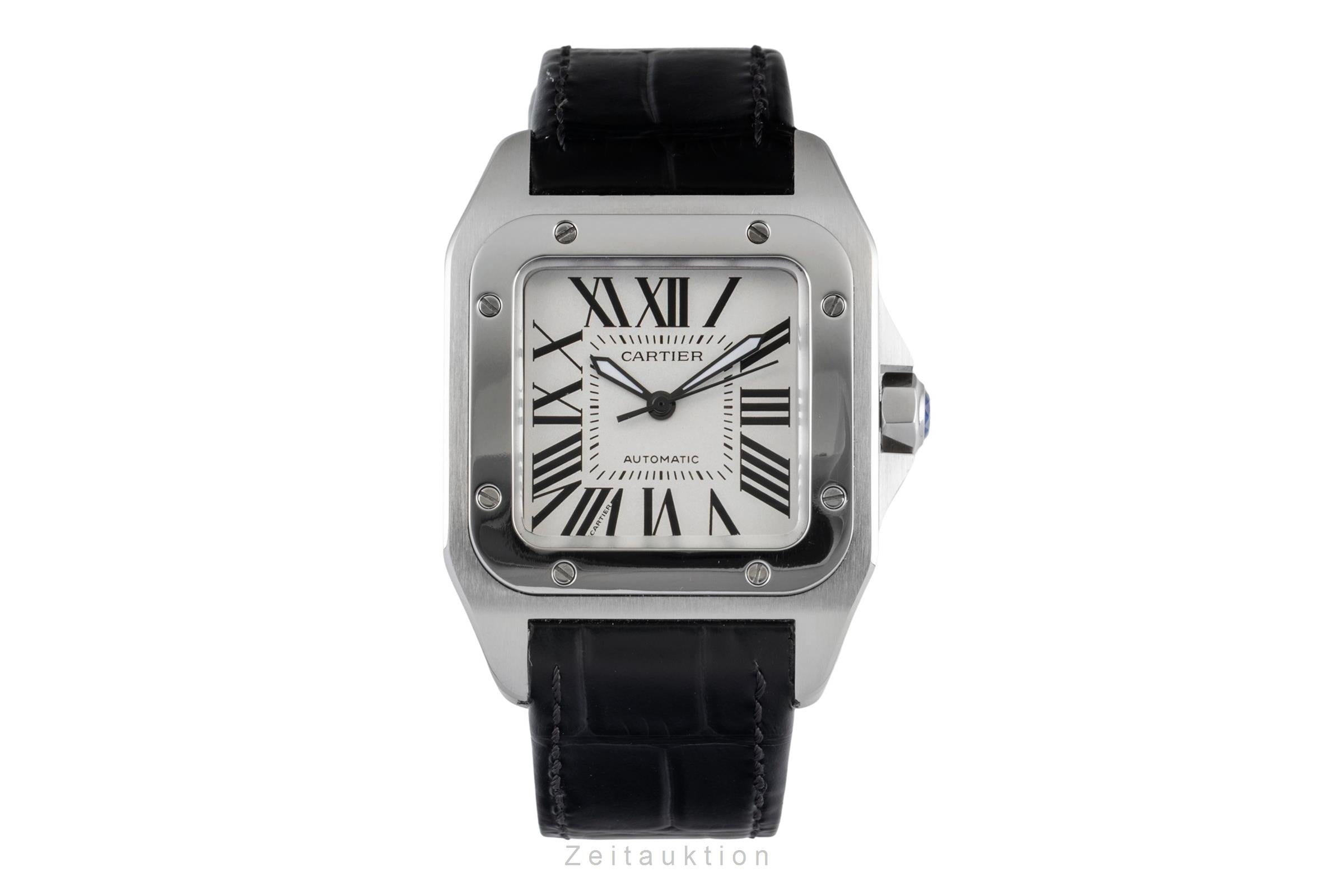 Cartier Santos 100 acciaio automatismo orologio da uomo W20106X8  [2604131]