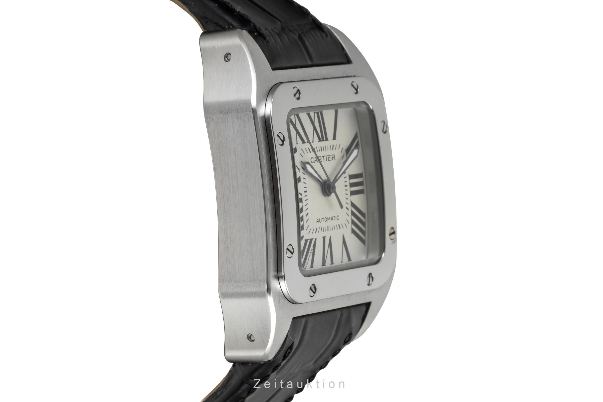 Cartier Santos 100 acciaio automatismo orologio da uomo W20106X8  [2604131]
