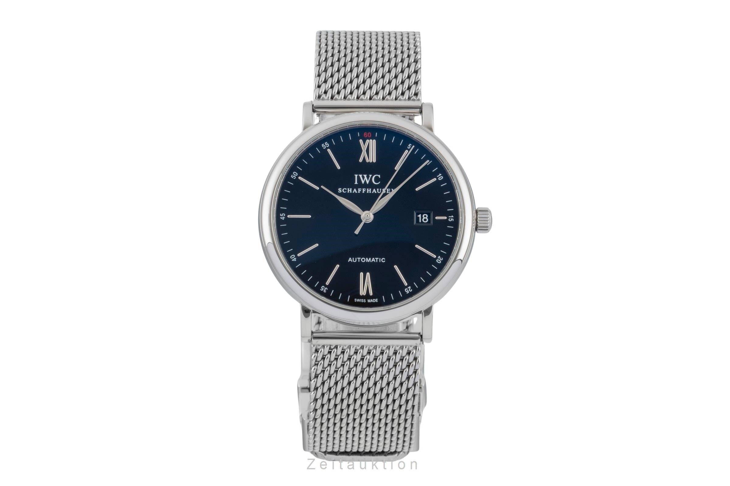 IWC Portofino acero automático reloj para caballeros IW356506 LP: 6300EUR  [2604133]