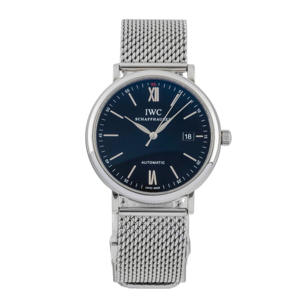 IWC Portofino acero automático reloj para caballeros IW356506 LP: 6300EUR  [2604133]