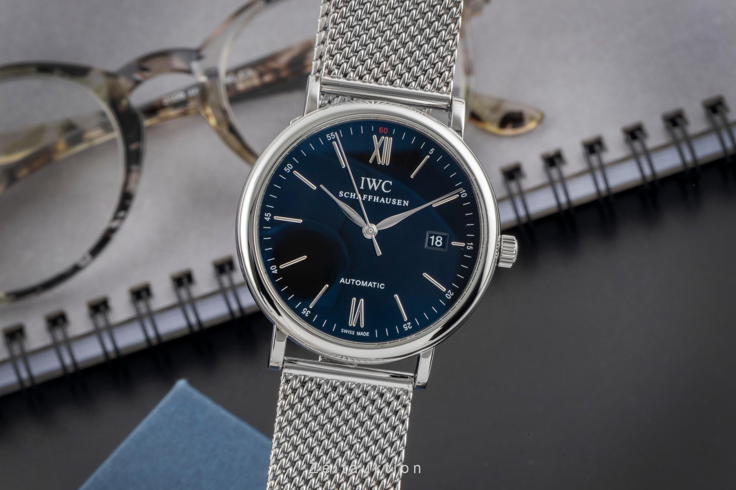 IWC Schaffhausen Portofino Automatik Stahl Herrenuhr Ref IW356506 VP: 6300,- € [2604133]