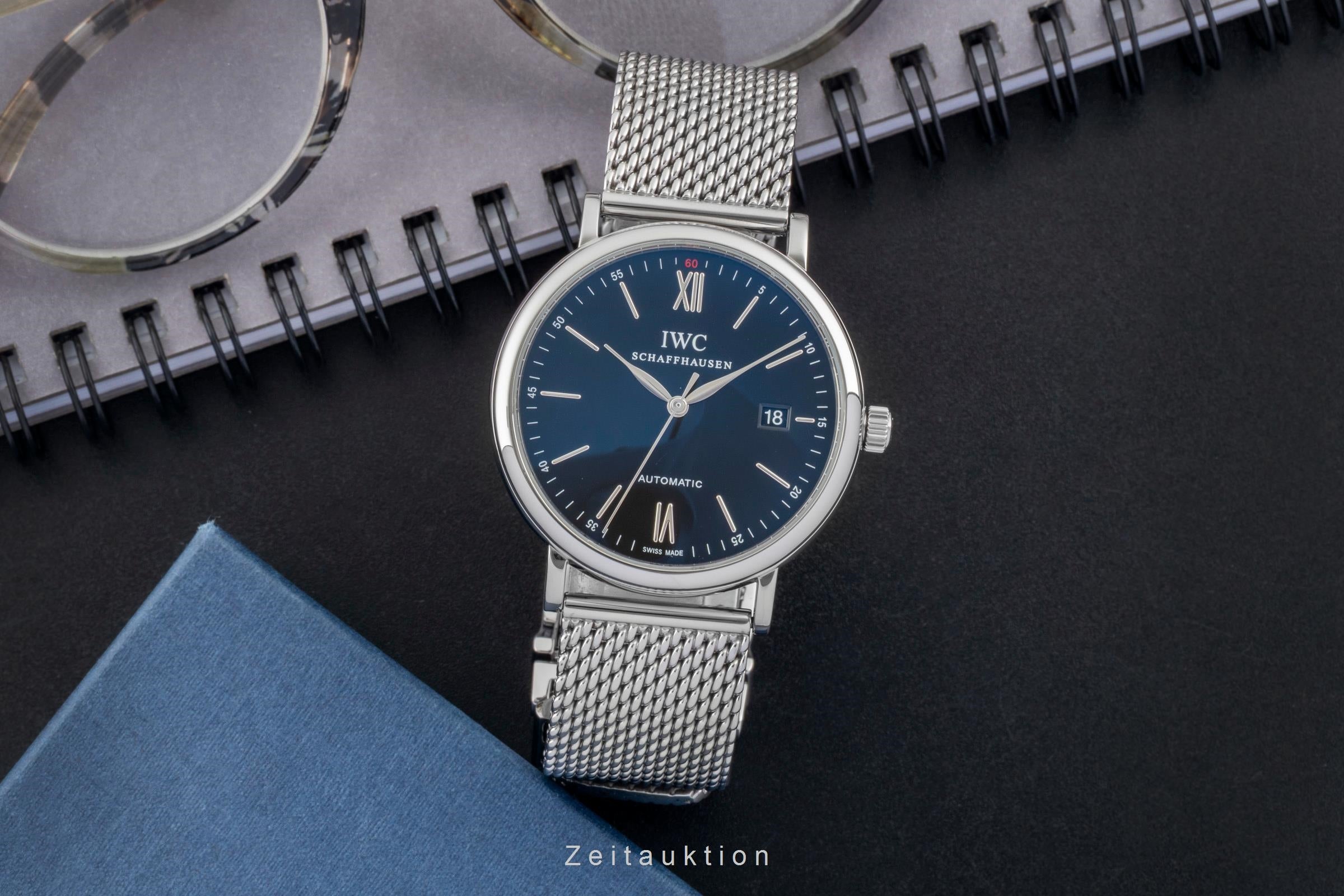 IWC Portofino acero automático reloj para caballeros IW356506 LP: 6300EUR  [2604133]