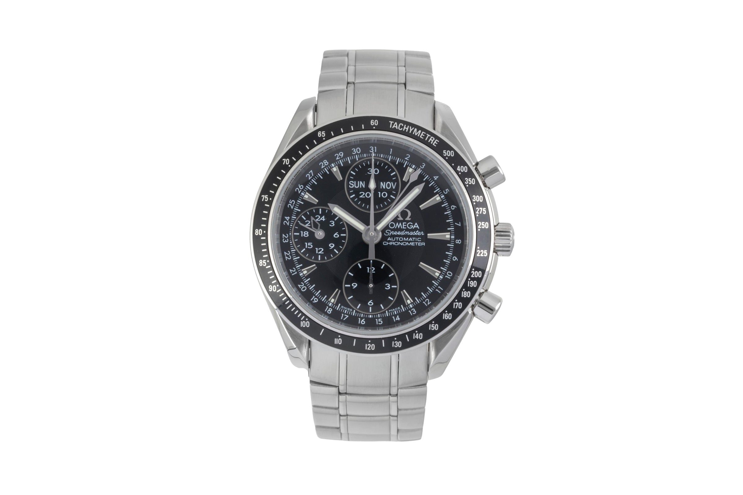 Omega Speedmaster Date chronograph steel automatic men's watch 3220.50.00  [2604136]