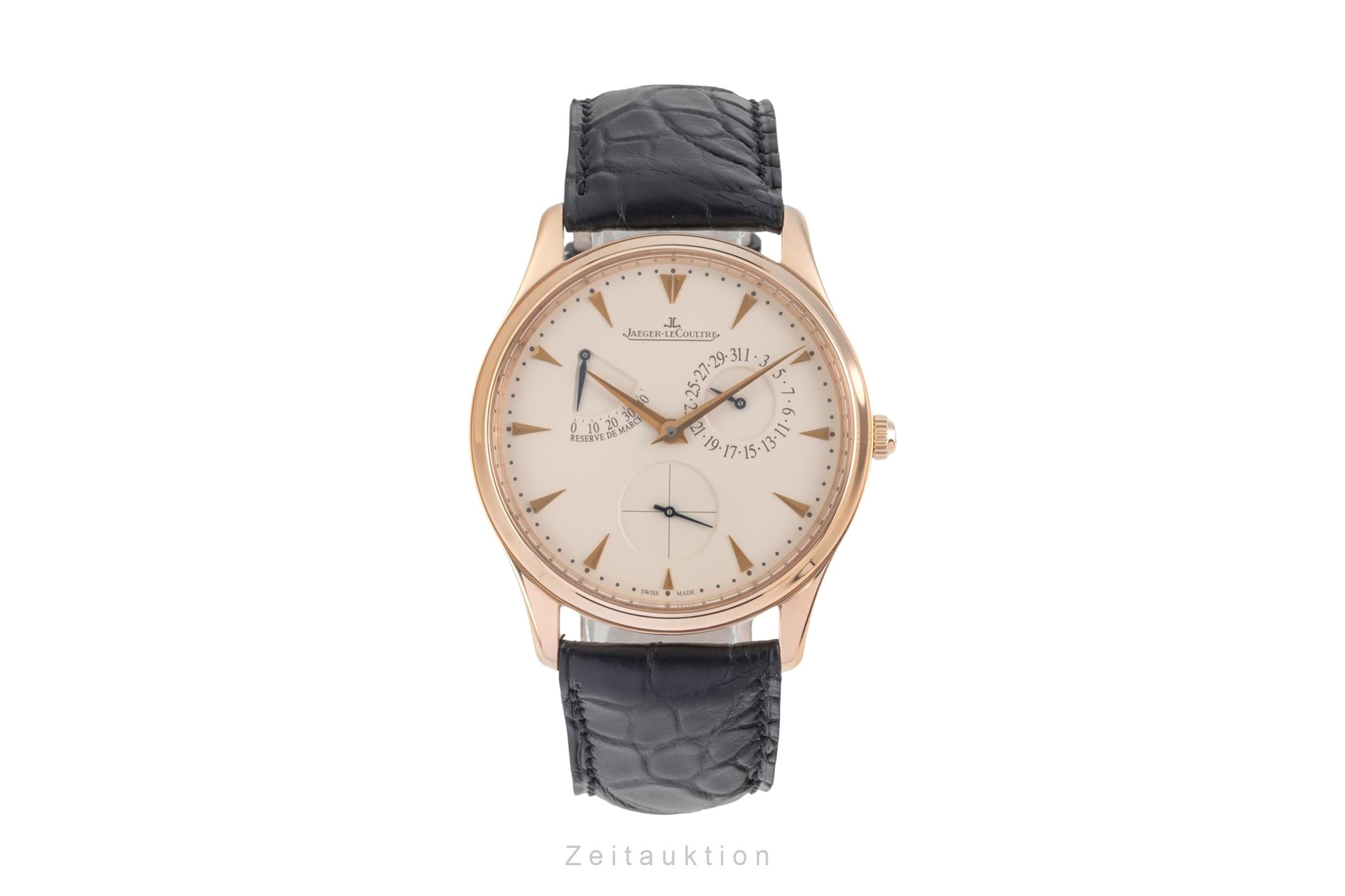 Jaeger LeCoultre Master Ultra Thin oro rosso 18 ct automatismo orologio da uomo Q1372520,176.2.38.S  [2604137]