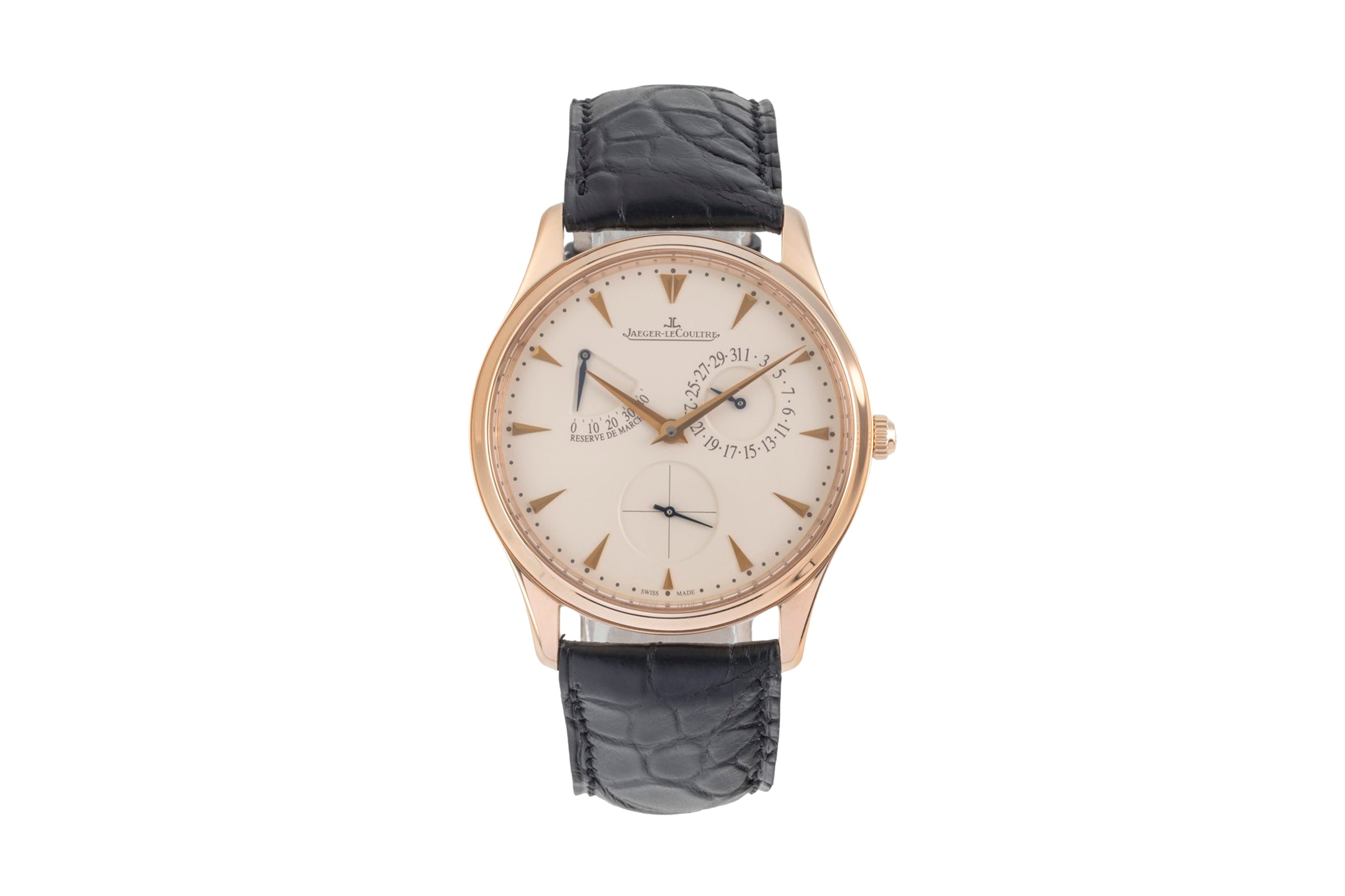 Jaeger LeCoultre Master Ultra Thin oro rosso 18 ct automatismo orologio da uomo Q1372520,176.2.38.S  [2604137]