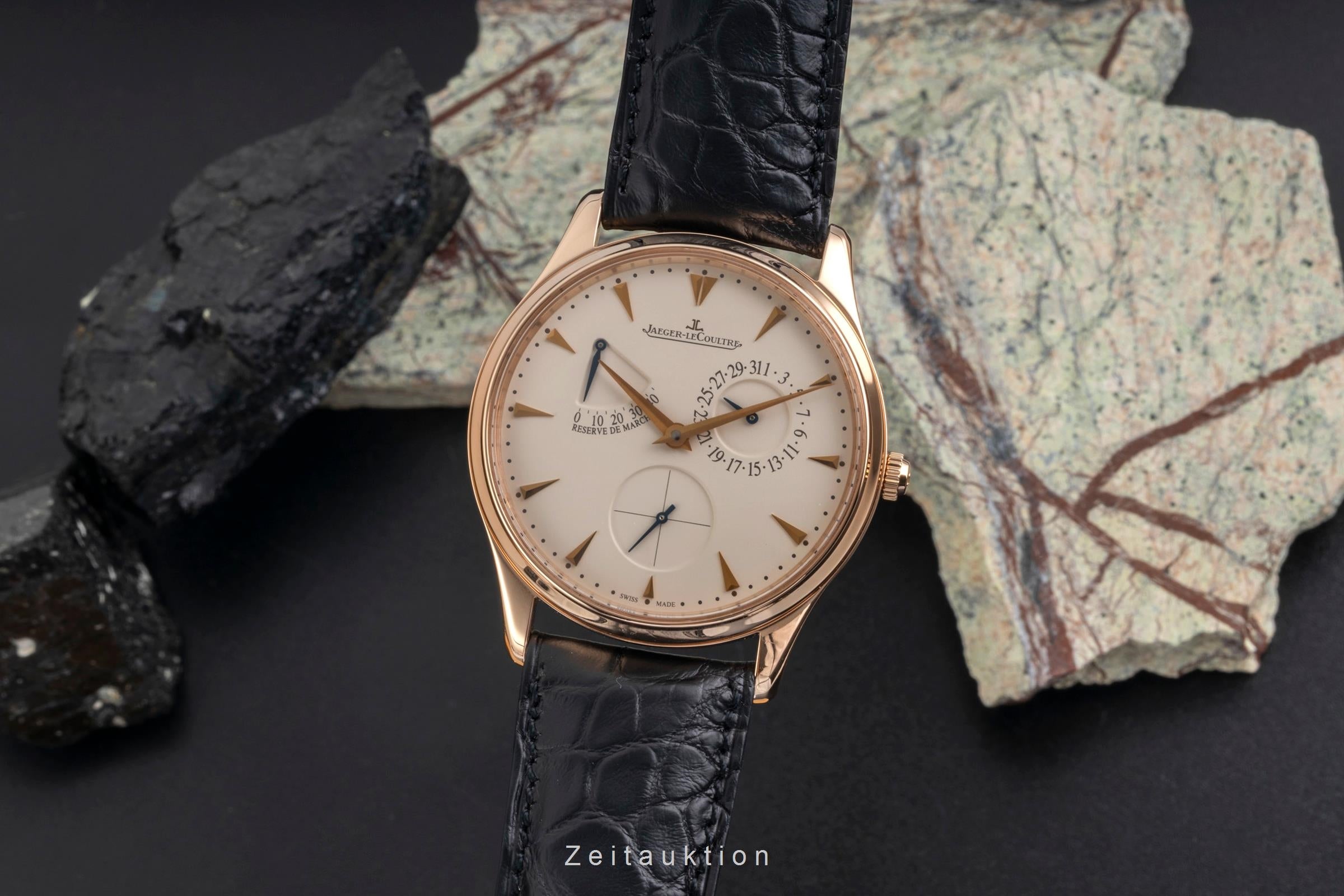 Jaeger LeCoultre Master Ultra Thin oro rosso 18 ct automatismo orologio da uomo Q1372520,176.2.38.S  [2604137]