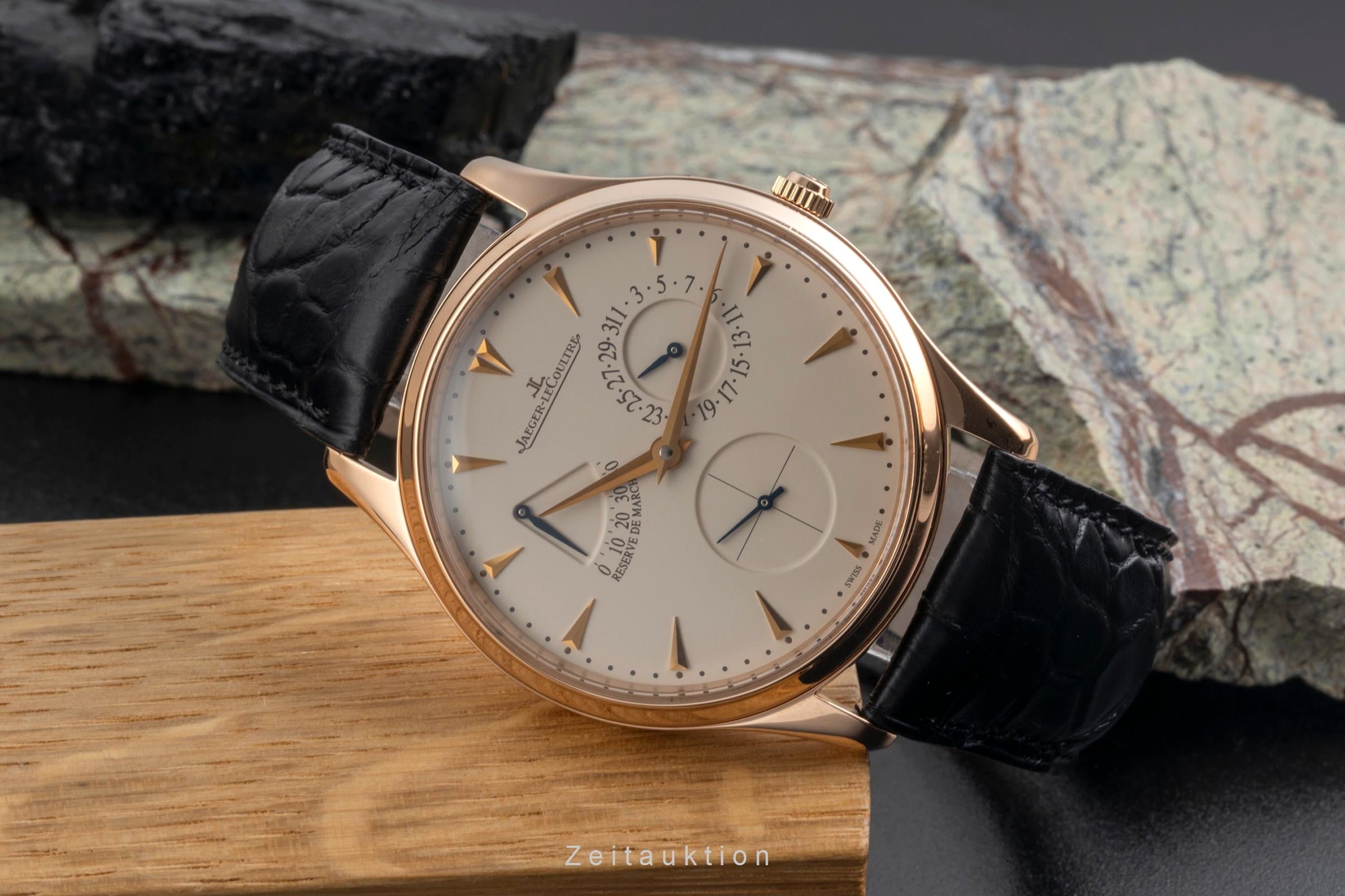 Jaeger LeCoultre Master Ultra Thin oro rosso 18 ct automatismo orologio da uomo Q1372520,176.2.38.S  [2604137]