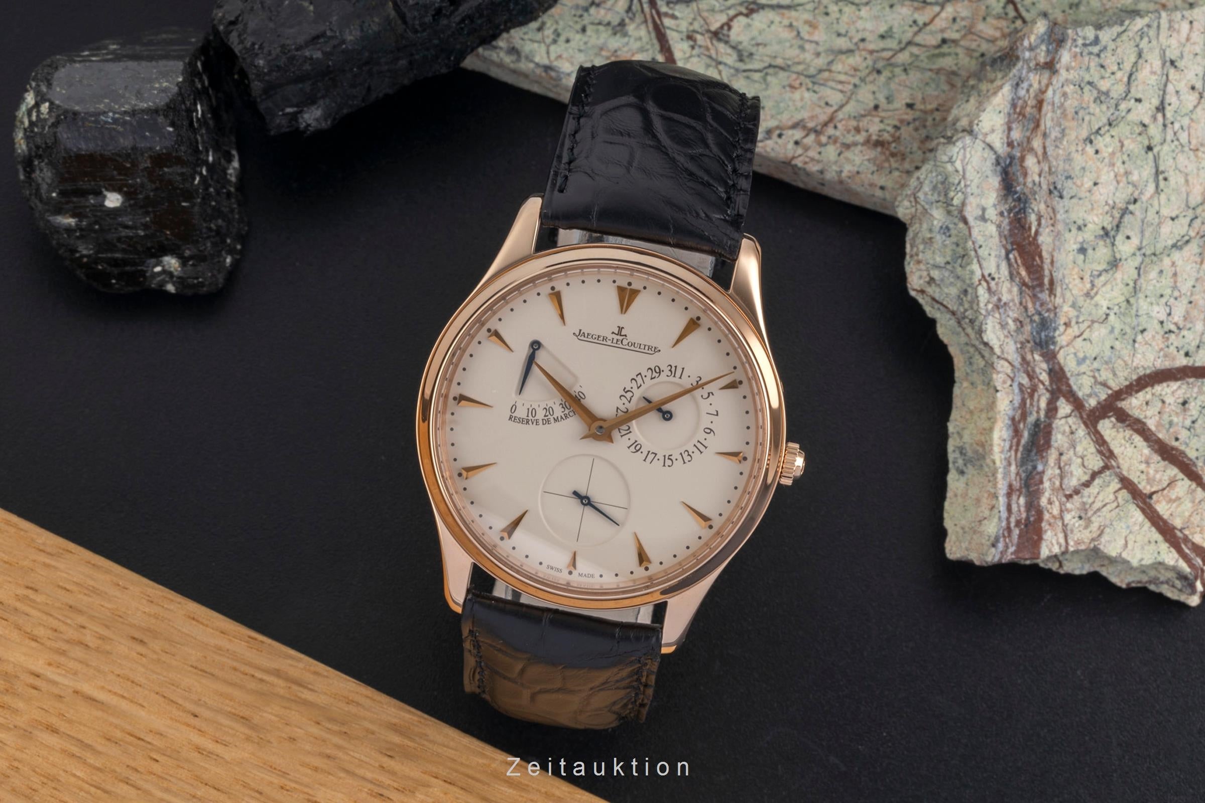 Jaeger LeCoultre Master Ultra Thin oro rosso 18 ct automatismo orologio da uomo Q1372520,176.2.38.S  [2604137]