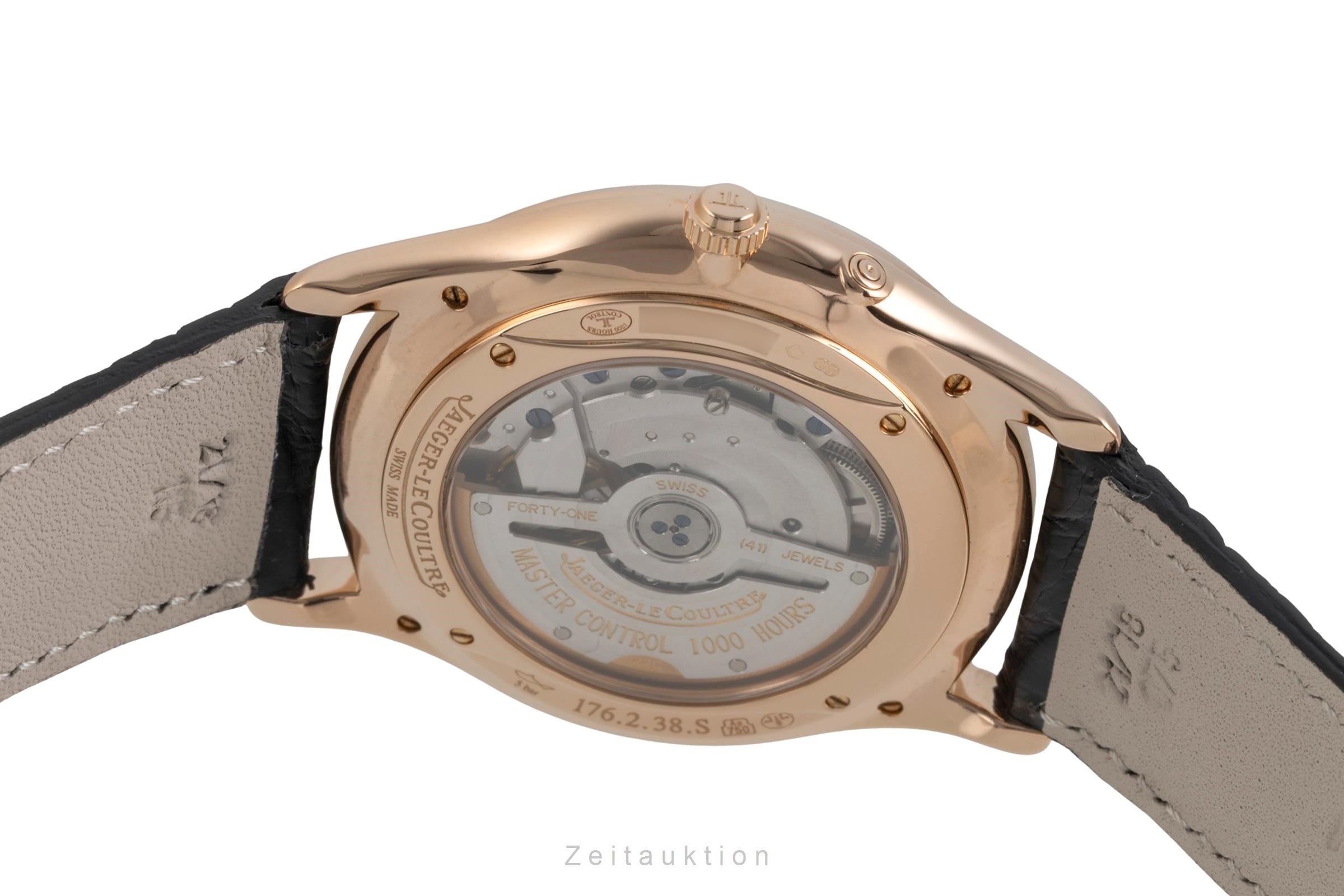 Jaeger LeCoultre Master Ultra Thin oro rosso 18 ct automatismo orologio da uomo Q1372520,176.2.38.S  [2604137]