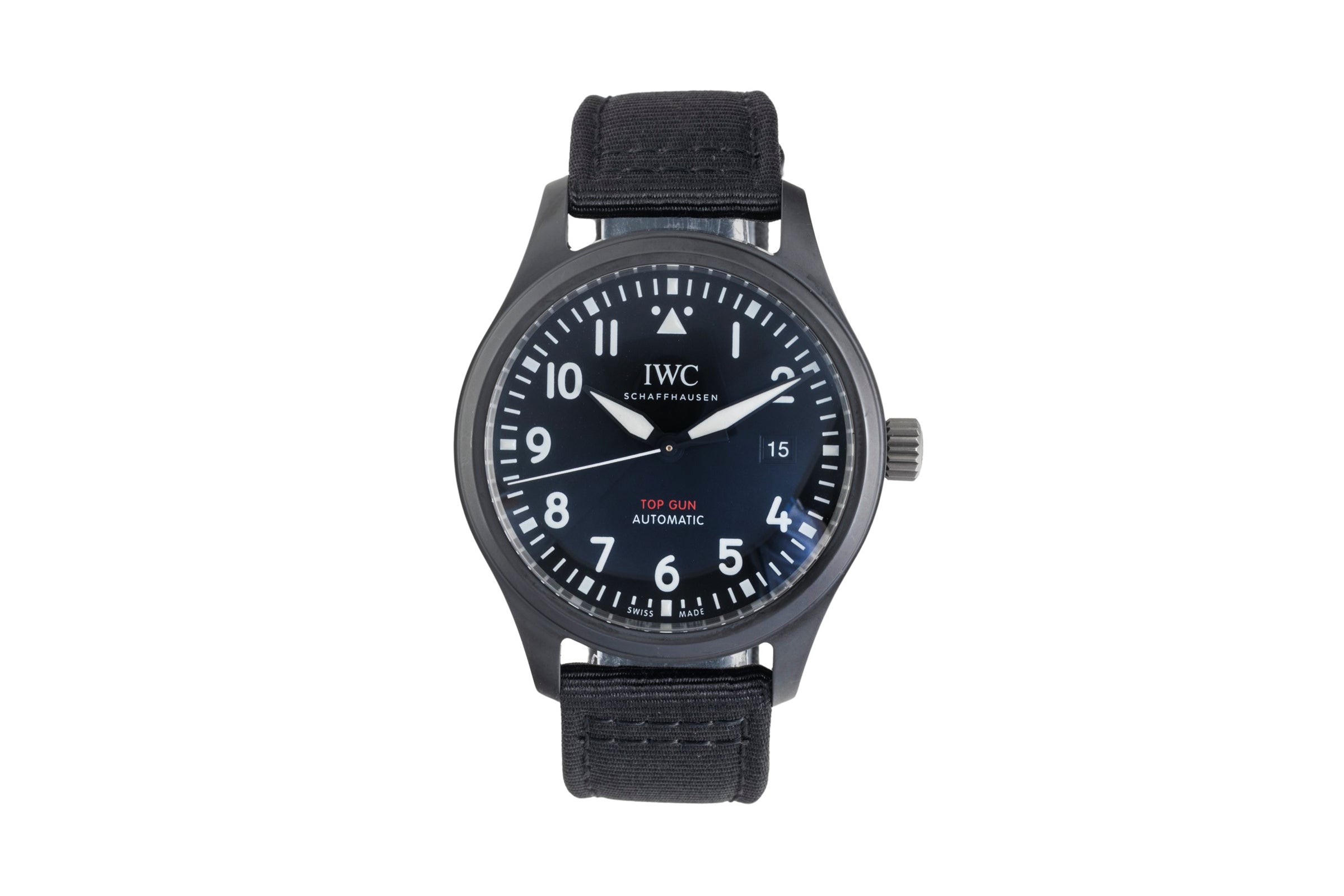 IWC Pilot Top Gun Keramik / Titan Automatik Herrenuhr Ref. IW326901 Papiere 2020 [2604138]
