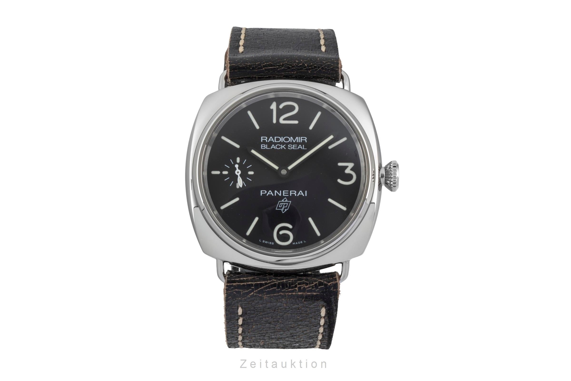 Panerai Radiomir Black Seal Stahl Handaufzug Herrenunhr Ref. PAM00754 B&P 2019 [2604139]