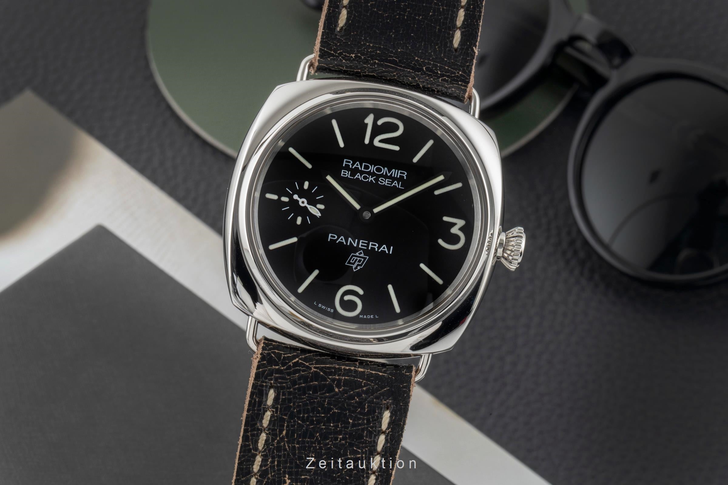 Panerai Radiomir Black Seal Stahl Handaufzug Herrenunhr Ref. PAM00754 B&P 2019 [2604139]