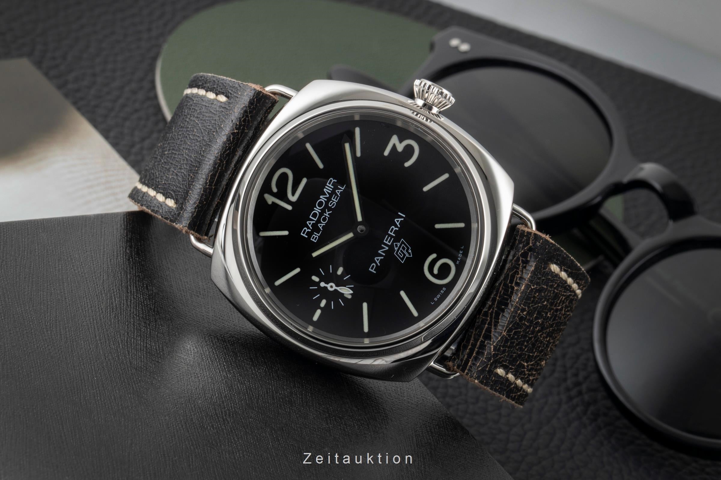 Panerai Radiomir Black Seal Stahl Handaufzug Herrenunhr Ref. PAM00754 B&P 2019 [2604139]