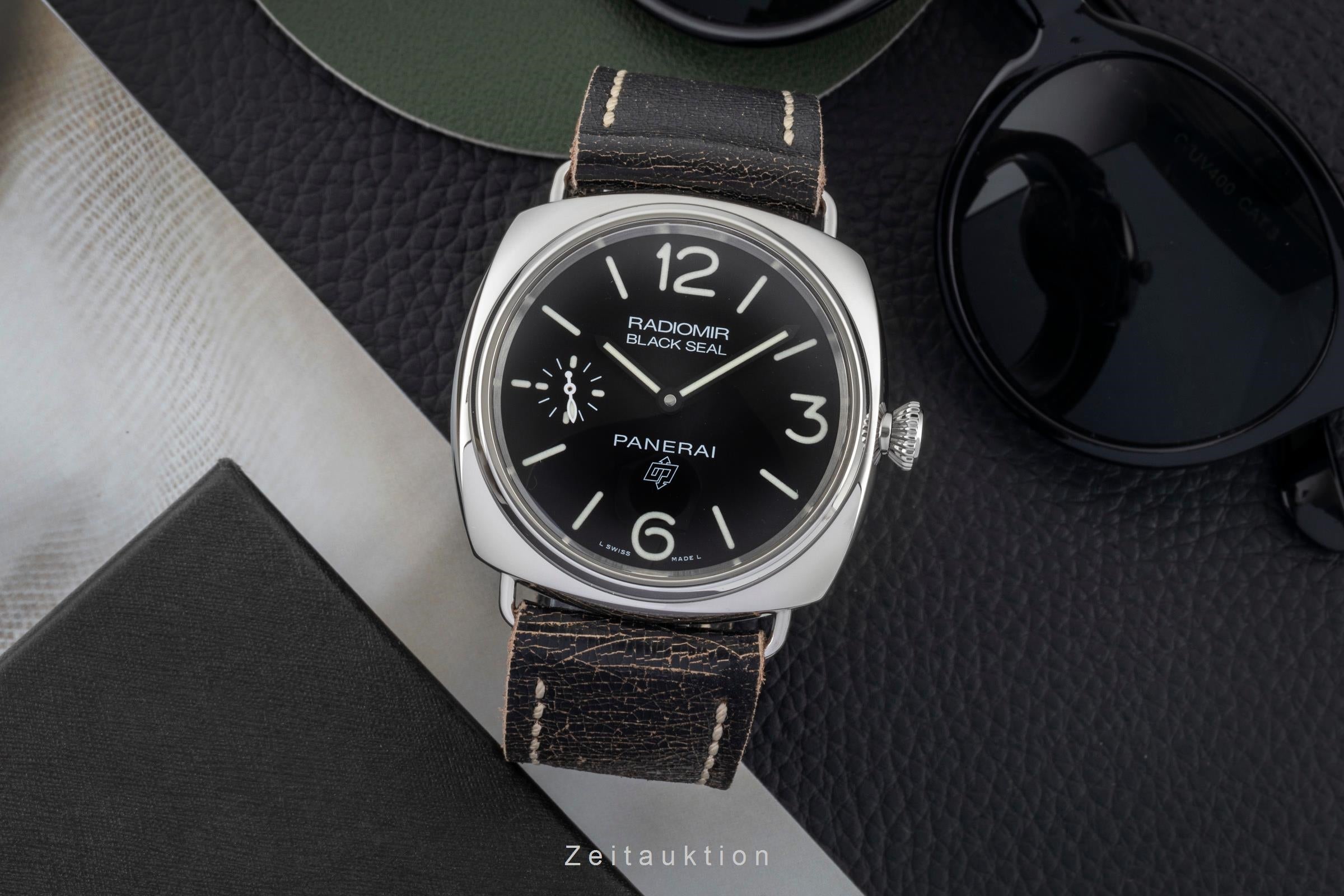 Panerai Radiomir Black Seal Stahl Handaufzug Herrenunhr Ref. PAM00754 B&P 2019 [2604139]