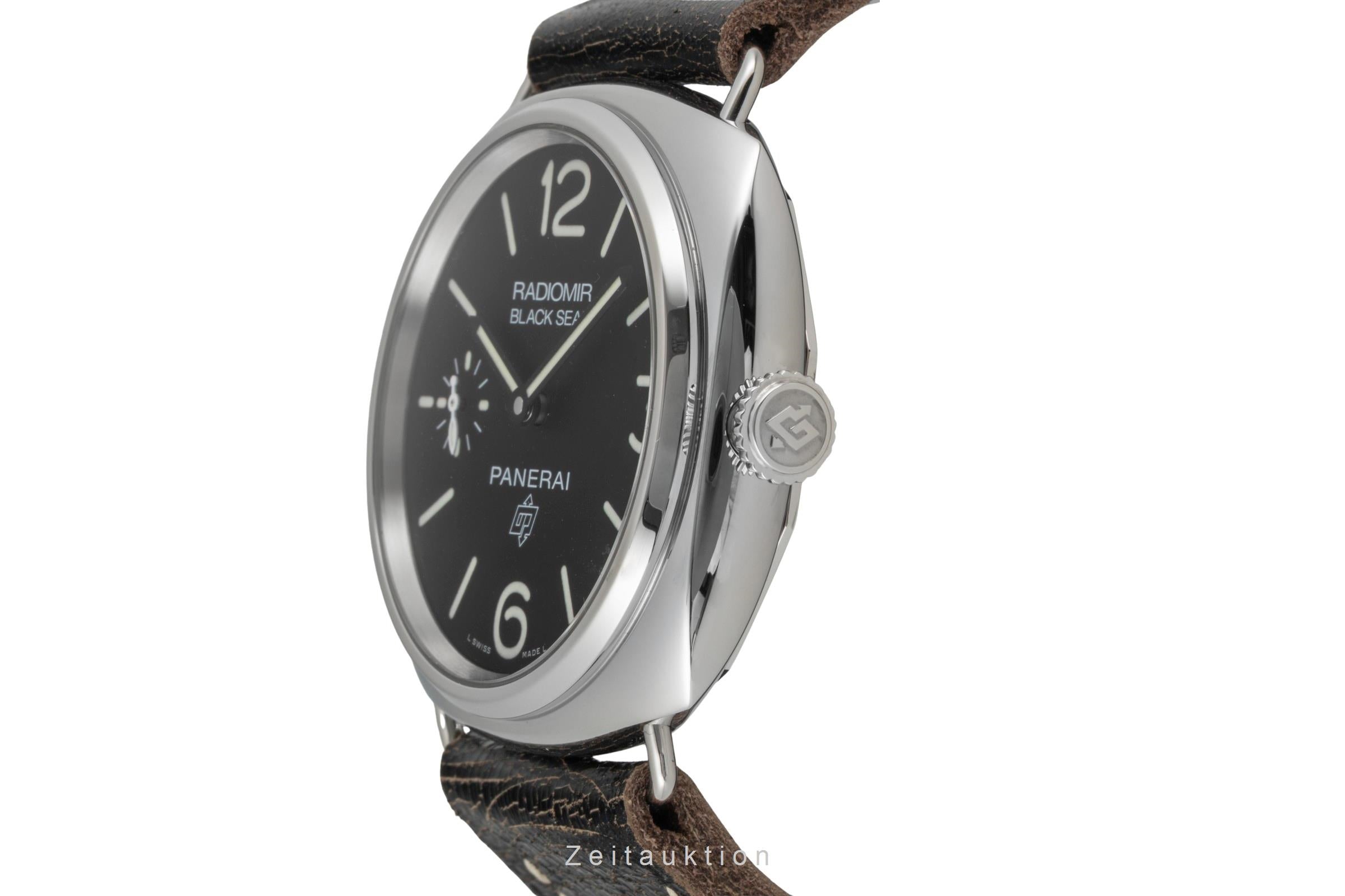 Panerai Radiomir Black Seal Stahl Handaufzug Herrenunhr Ref. PAM00754 B&P 2019 [2604139]