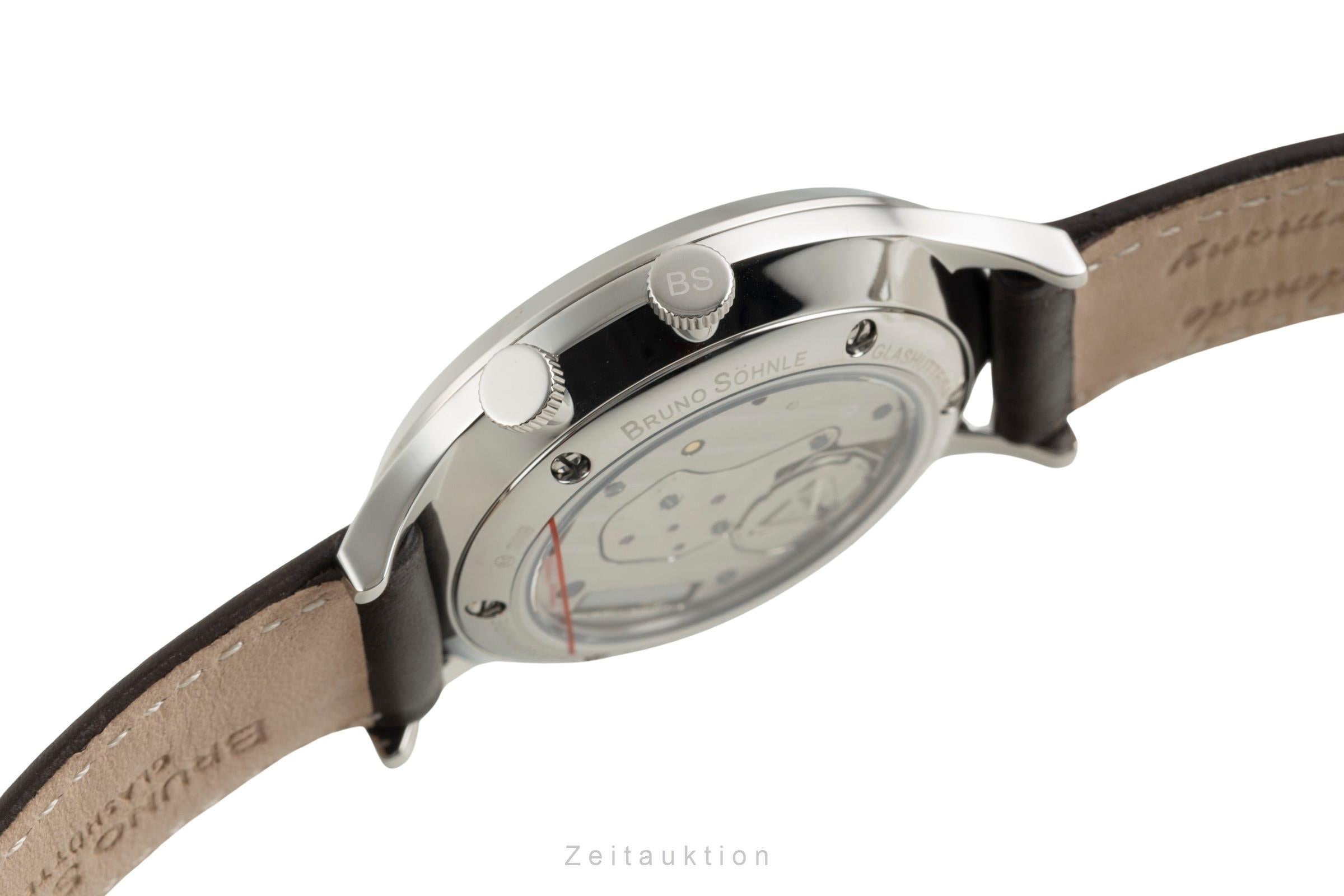 Bruno Söhnle Glashütte Brunello GMT steel quartz men's watch 17-13239-321  [2604141]