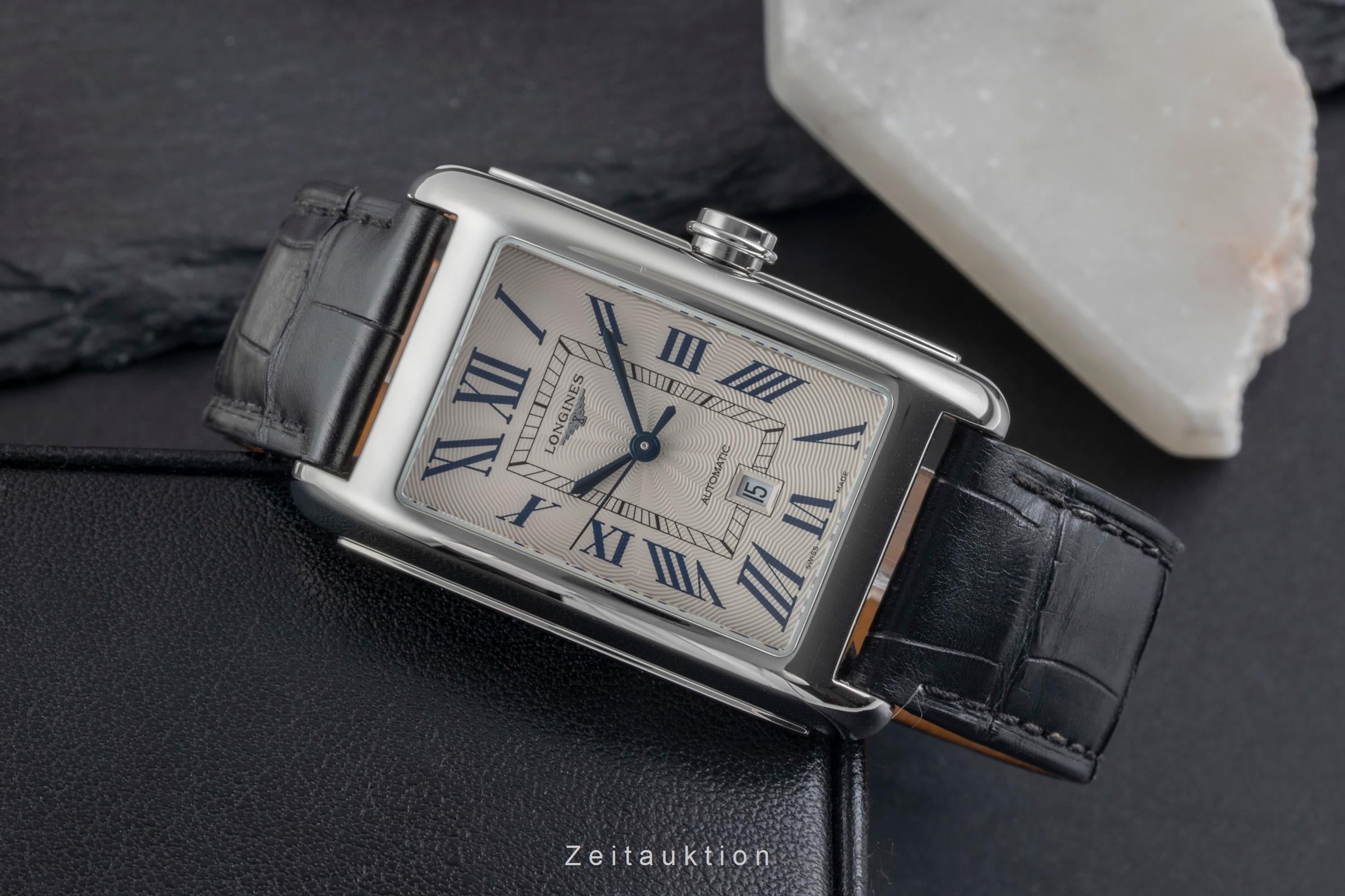 Longines Dolce Vita acero automático reloj para caballeros L5.757.4.71.0 LP: 1950EUR  [2604142]