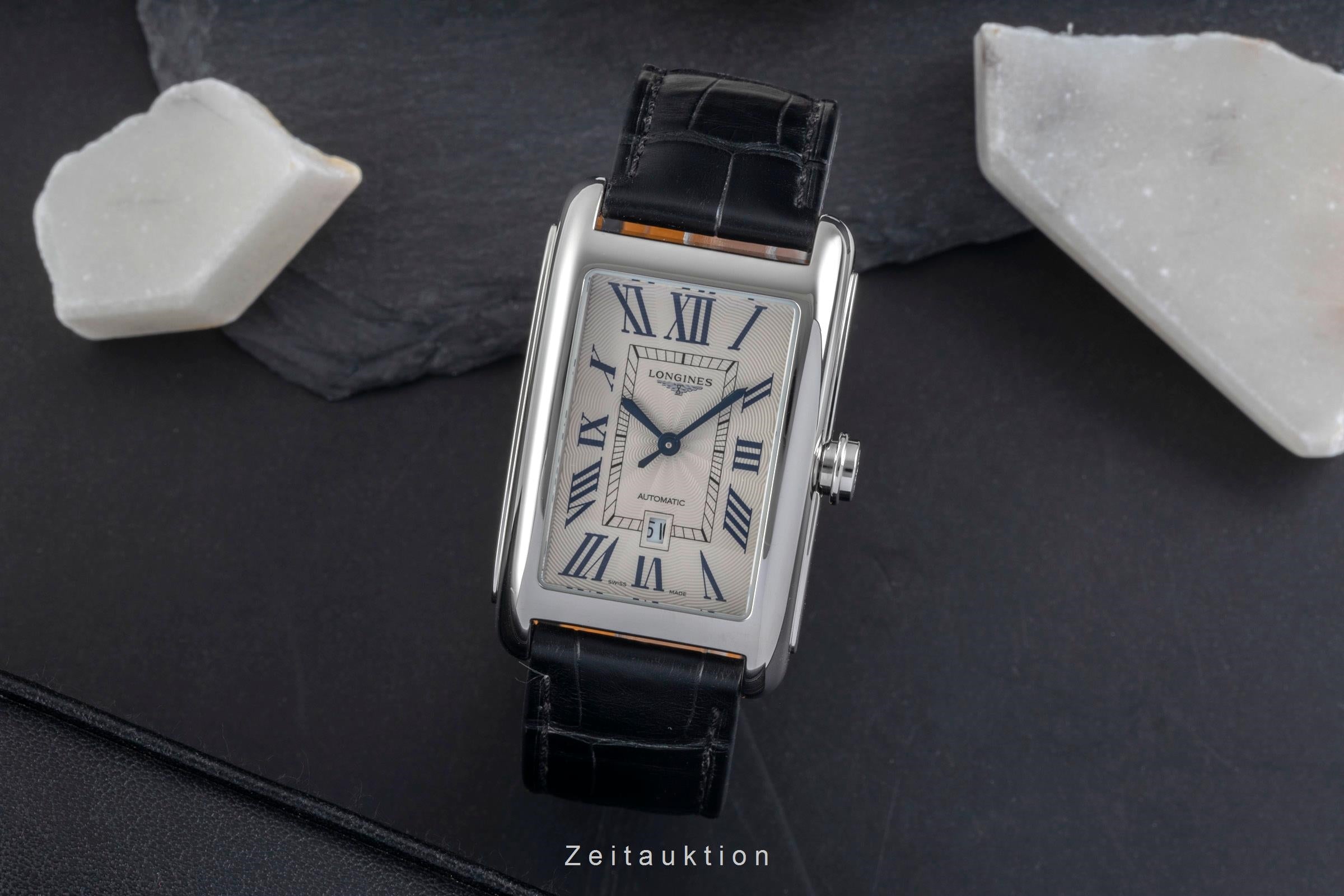 Longines Dolce Vita acero automático reloj para caballeros L5.757.4.71.0 LP: 1950EUR  [2604142]