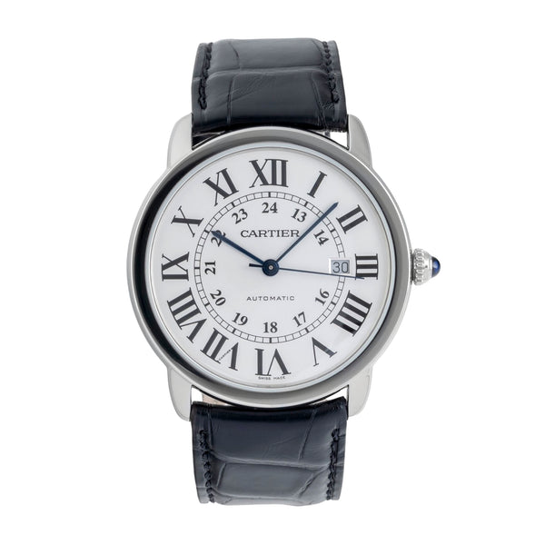 Cartier Ronde Solo acier automatique montre pour hommes W6701010  [2604144]