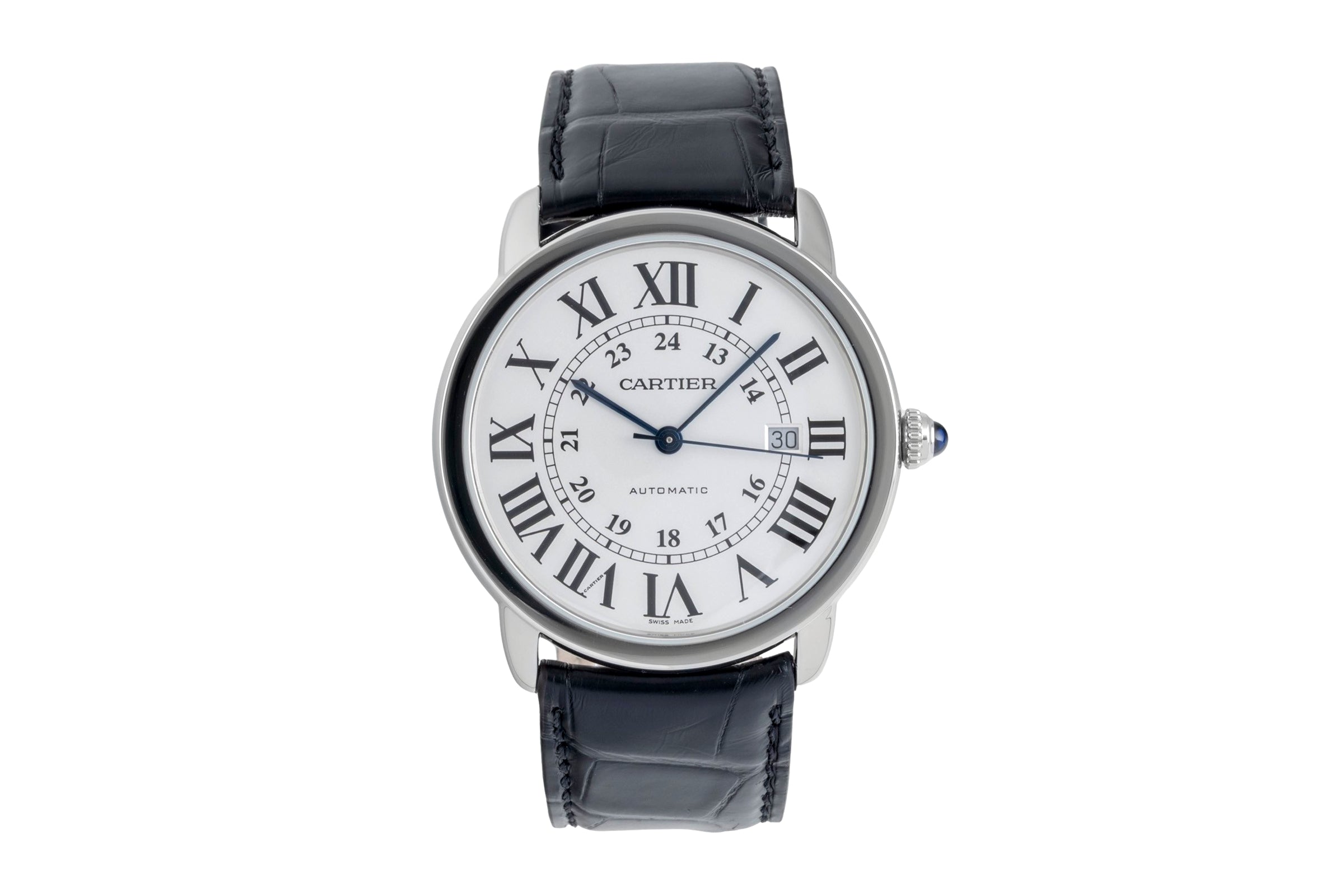 Cartier Ronde Solo steel automatic men's watch W6701010  [2604144]