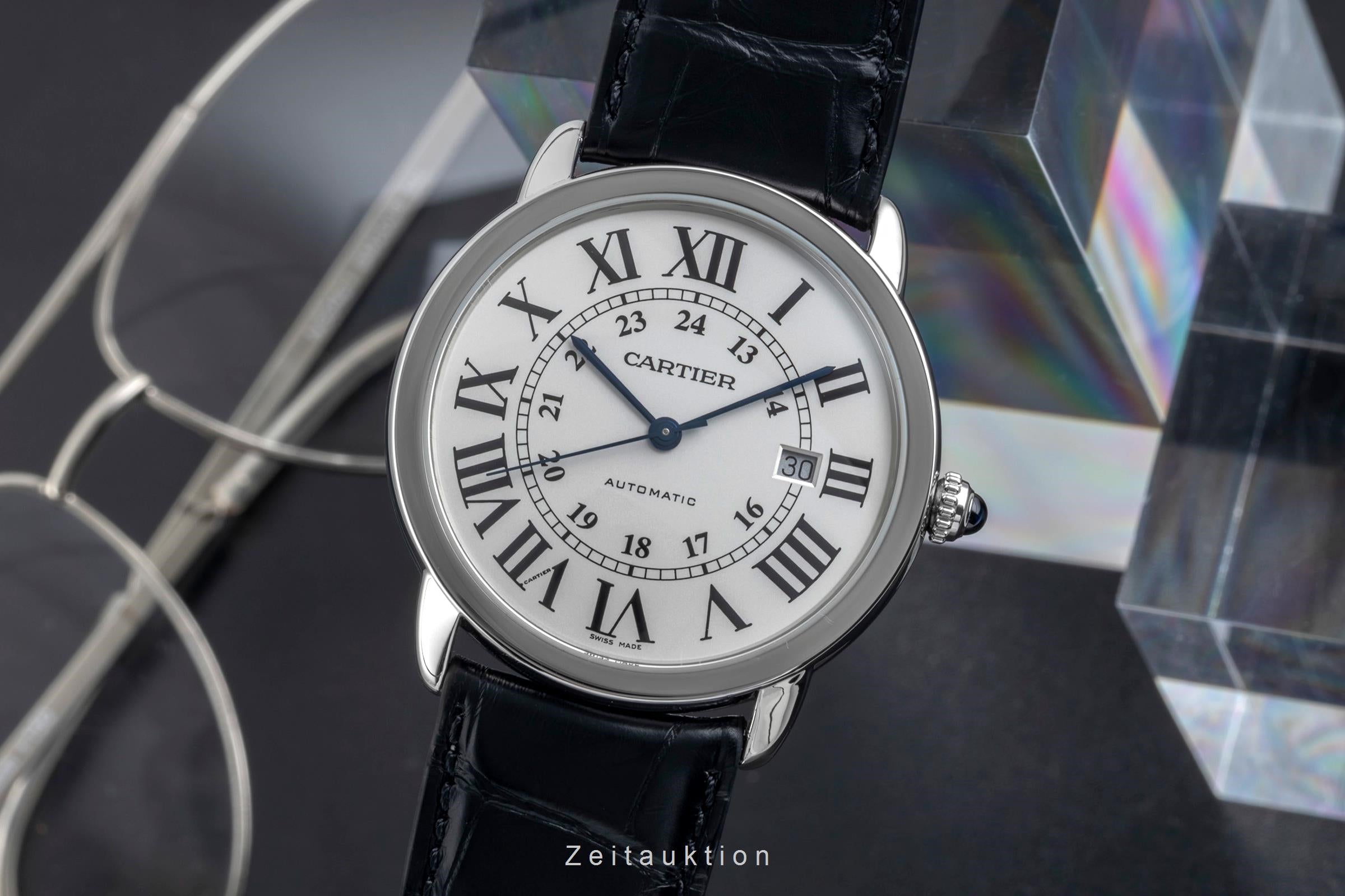 Cartier Ronde Solo acier automatique montre pour hommes W6701010  [2604144]