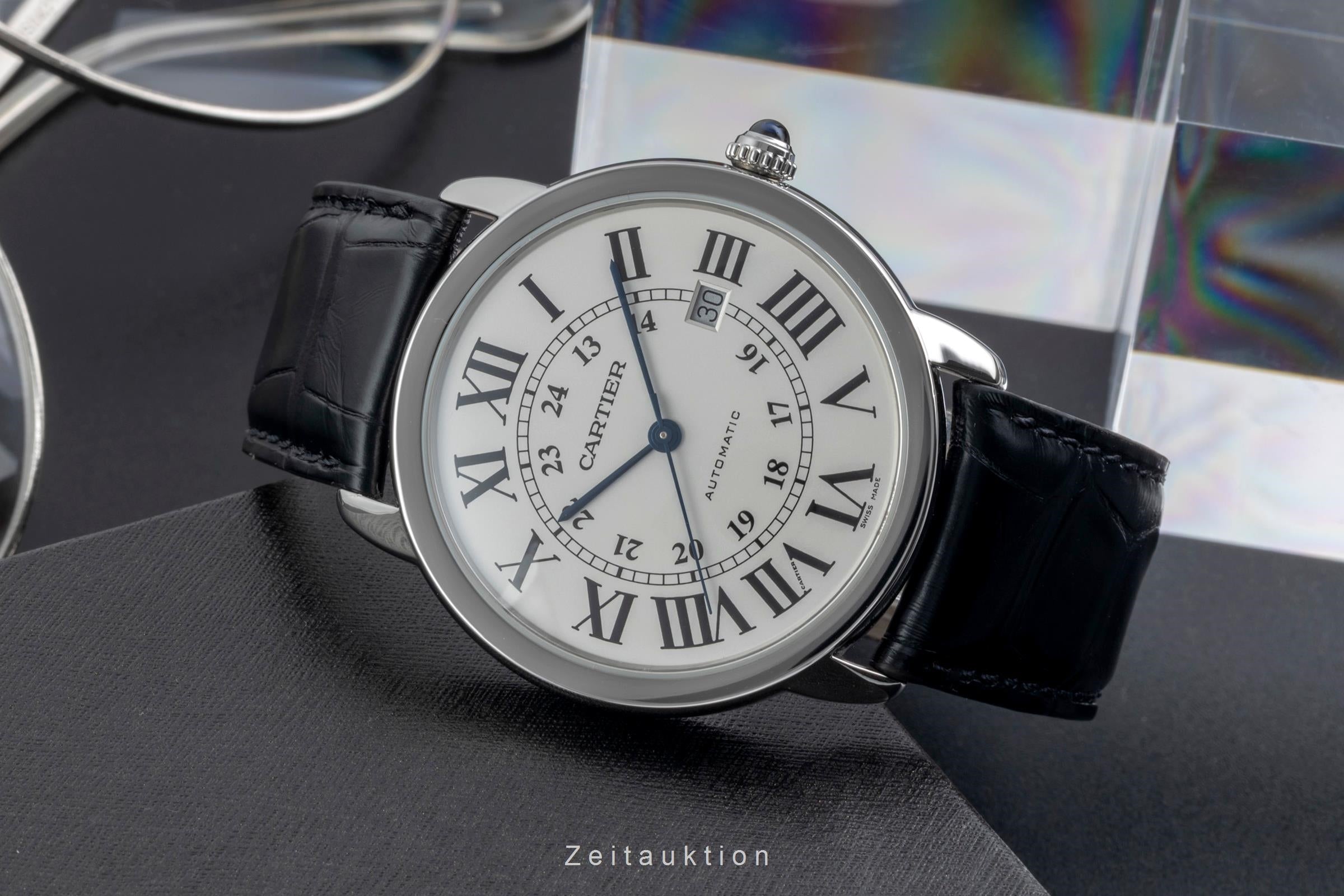 Cartier Ronde Solo acier automatique montre pour hommes W6701010  [2604144]