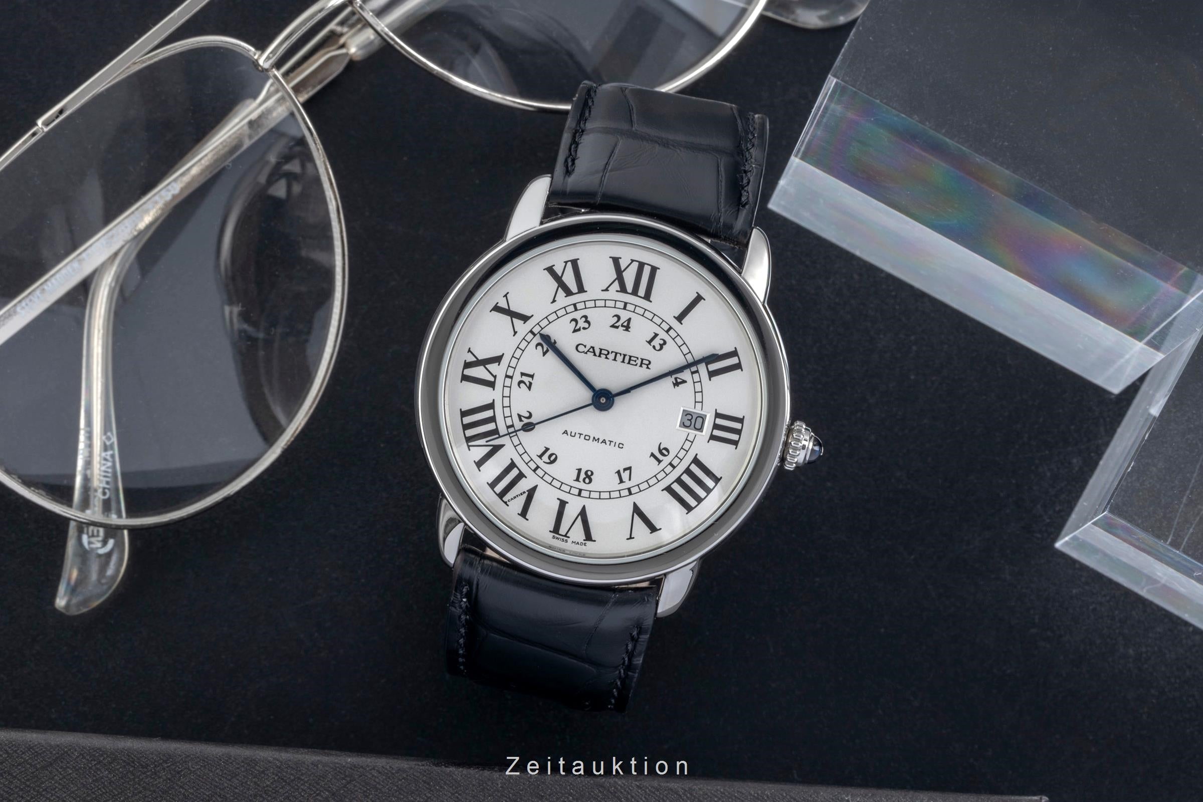 Cartier Ronde Solo acier automatique montre pour hommes W6701010  [2604144]