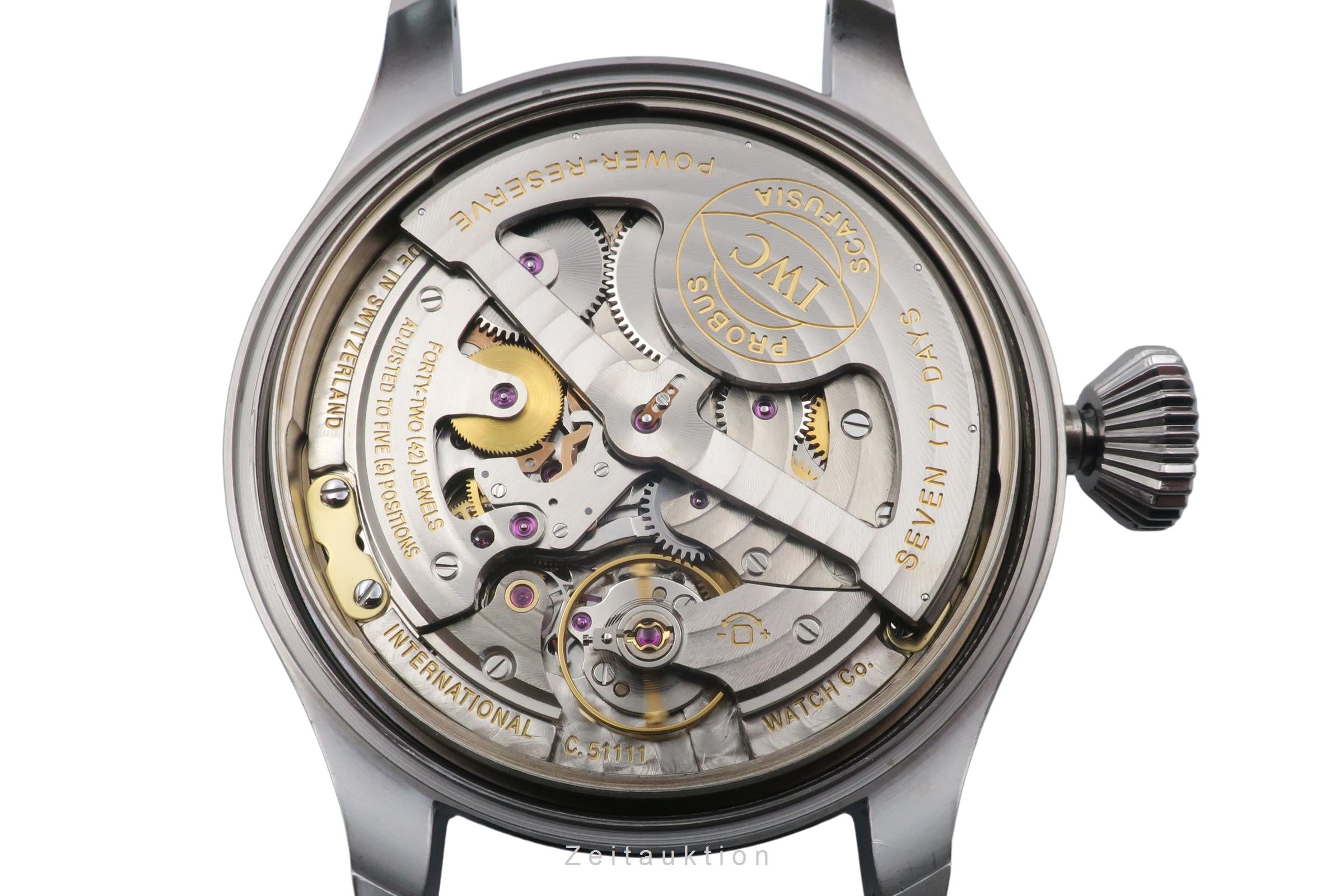 IWC Big Pilot acciaio automatismo orologio da uomo IW500401  [2604145]