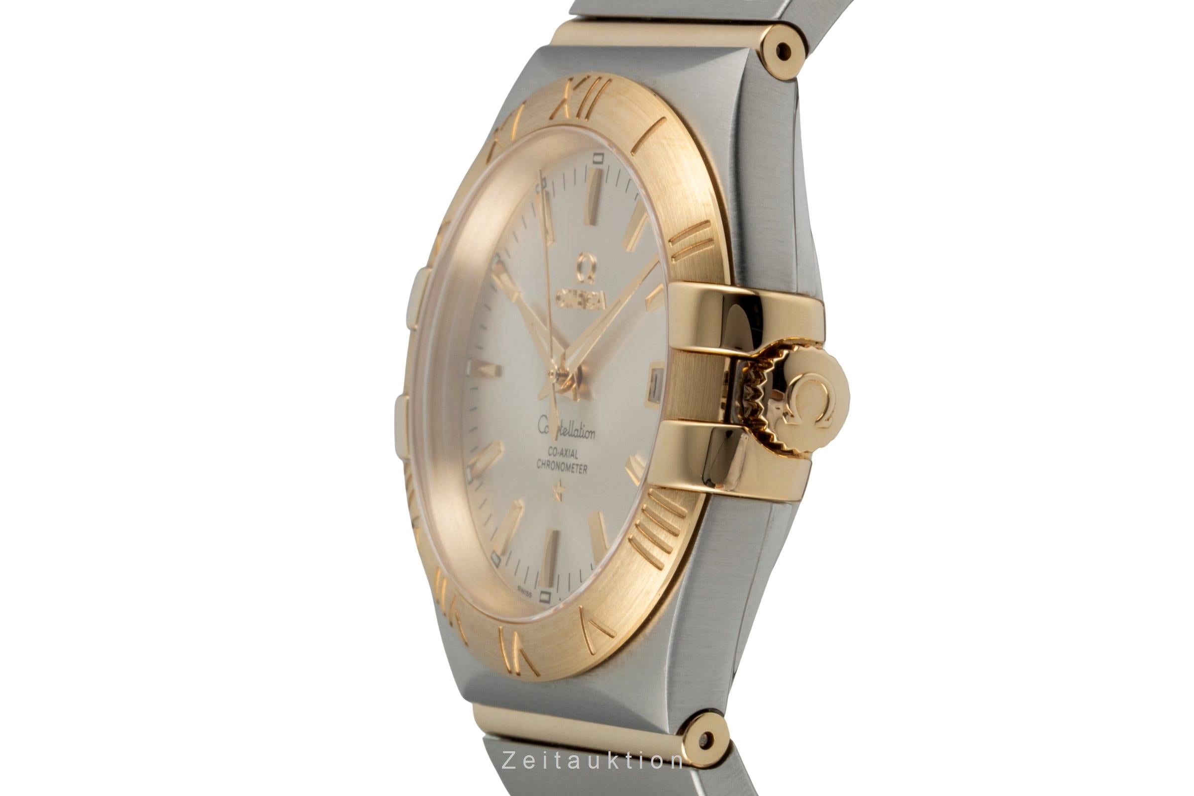 Omega Constellation acier / or  automatique montre pour hommes 123.20.35.20.02.002  [2604147]