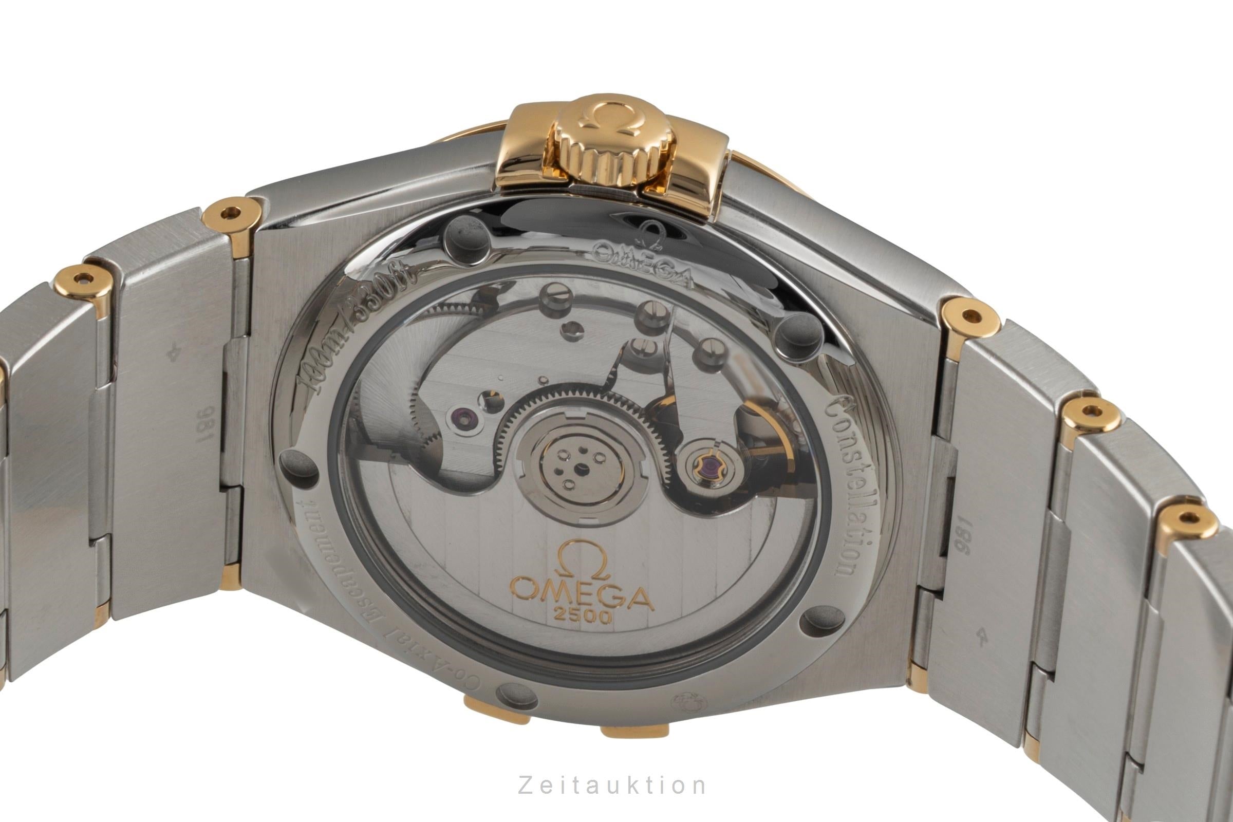 Omega Constellation acier / or  automatique montre pour hommes 123.20.35.20.02.002  [2604147]