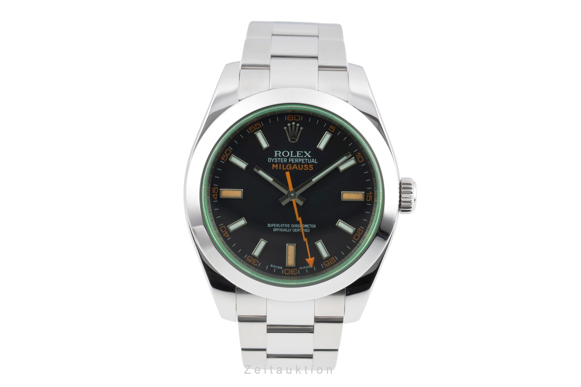 Rolex Milgauss steel automatic men's watch 116400GV  [2604148]