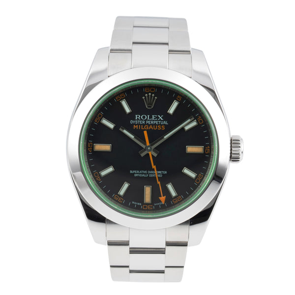 Rolex Milgauss steel automatic men's watch 116400GV  [2604148]
